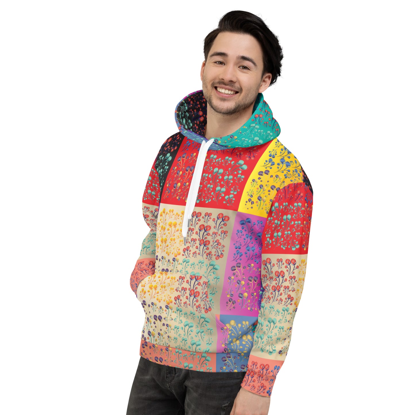 Unisex Hoodie Kukloso Melange de fleur Composite No 50 A - Free Shipping