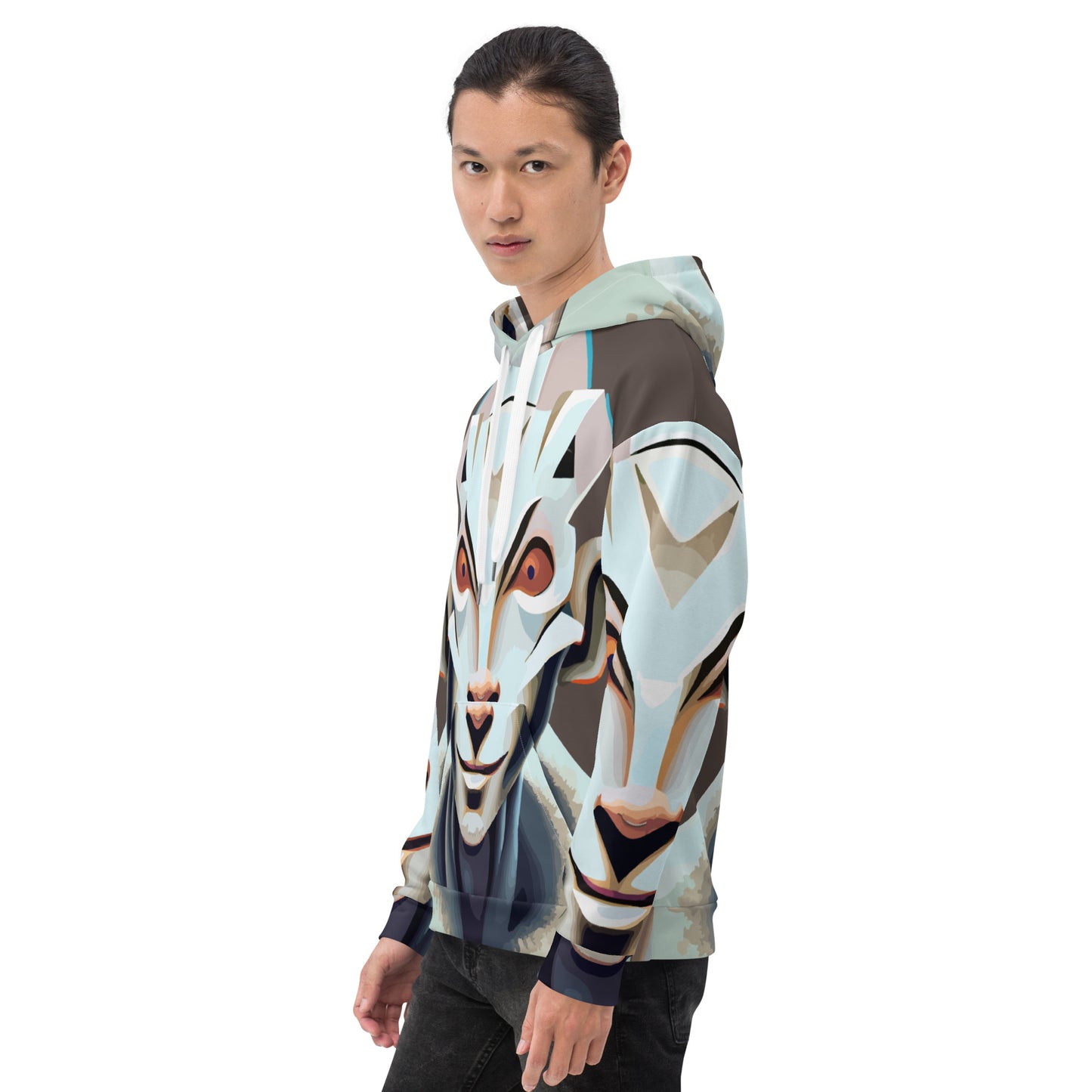 Unisex Hoodie Kukloso Space Faces No 3 - Free Shipping