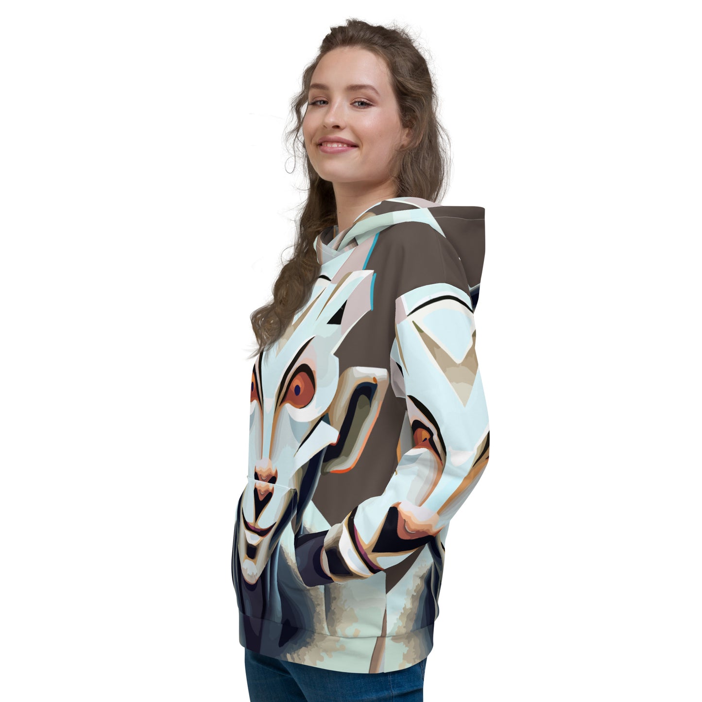 Unisex Hoodie Kukloso Space Faces No 3 - Free Shipping