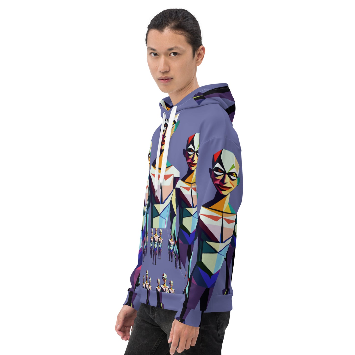 Unisex Hoodie Kukloso Space Faces No 2 - Free Shipping