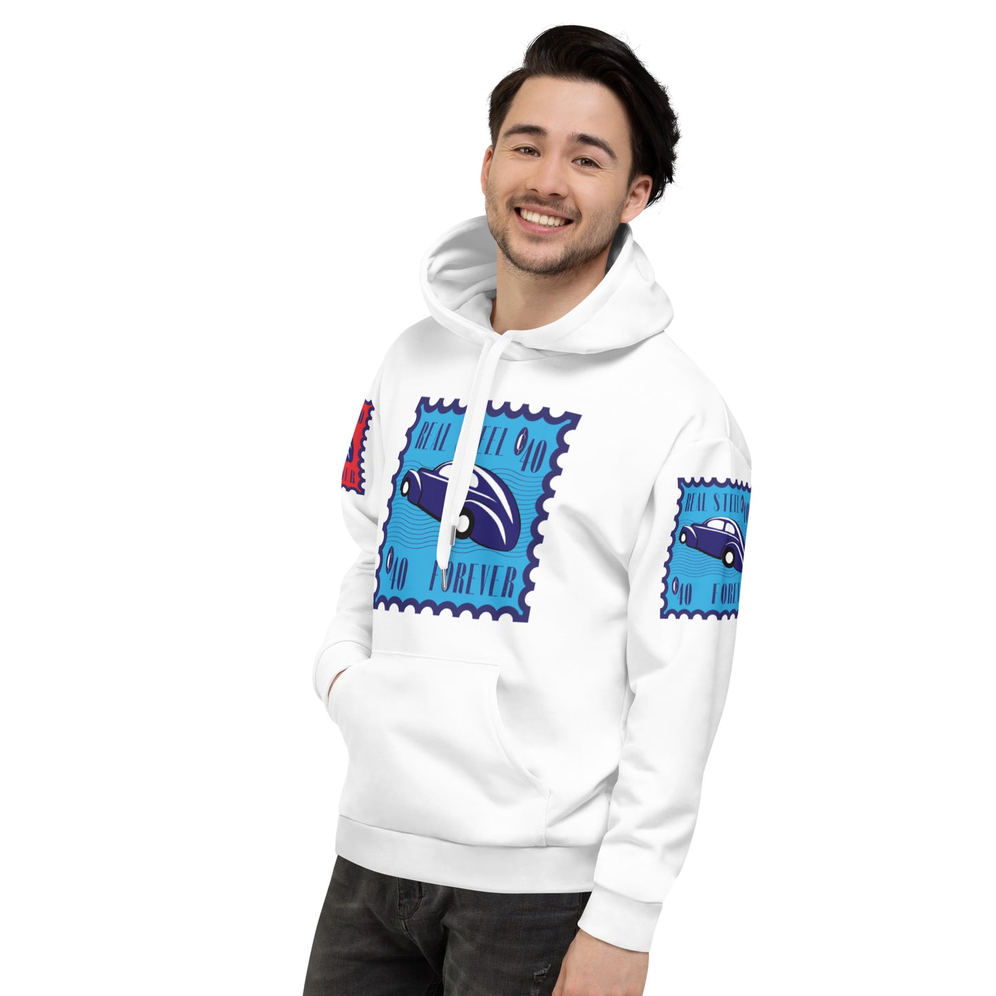 Unisex Hoodie Kukloso Real Steel Navy - Free Shipping