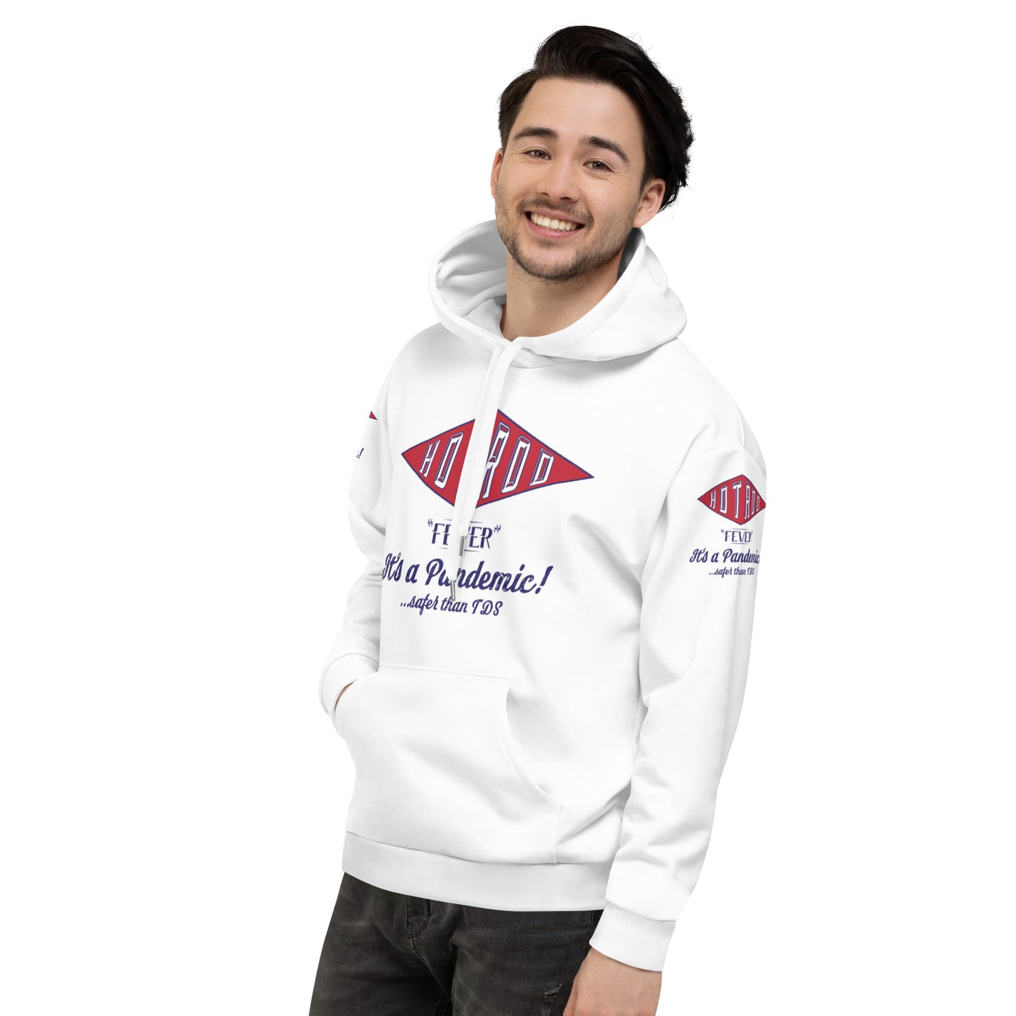Unisex Hoodie Kukloso Hot Rod Fever "it's a Pandemic" - Free Shipping