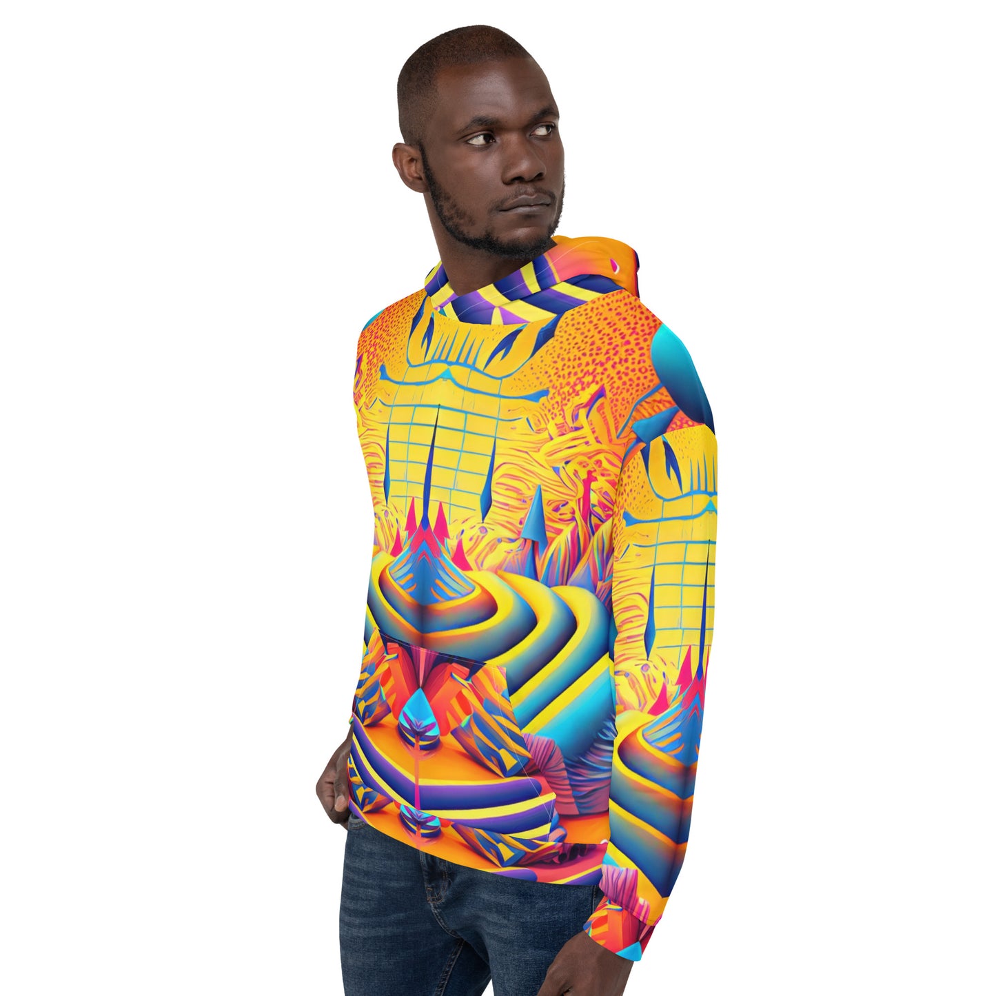 Unisex Hoodie Kukloso Cubist Dream No 37 - Free Shipping