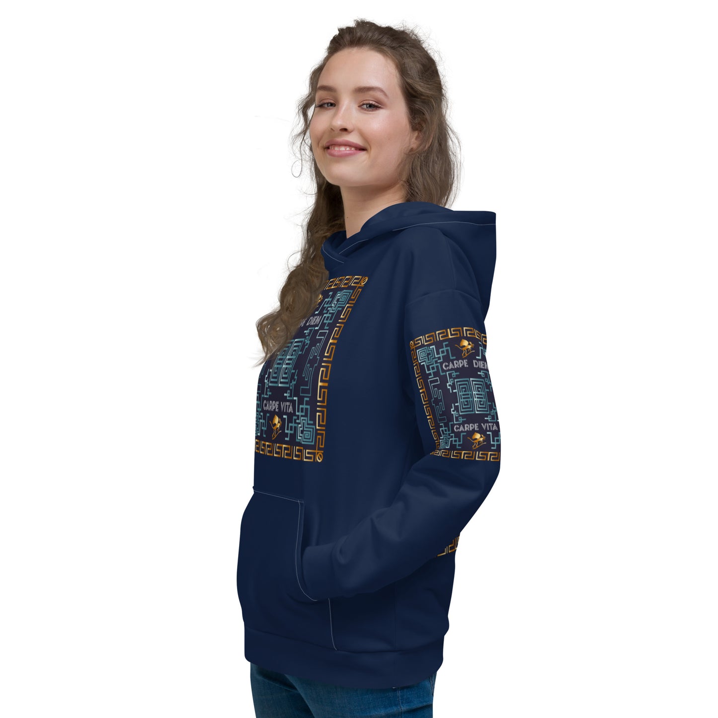 Unisex Hoodie Kukloso Kuklos No 4383 Carpe Diem - Free Shipping