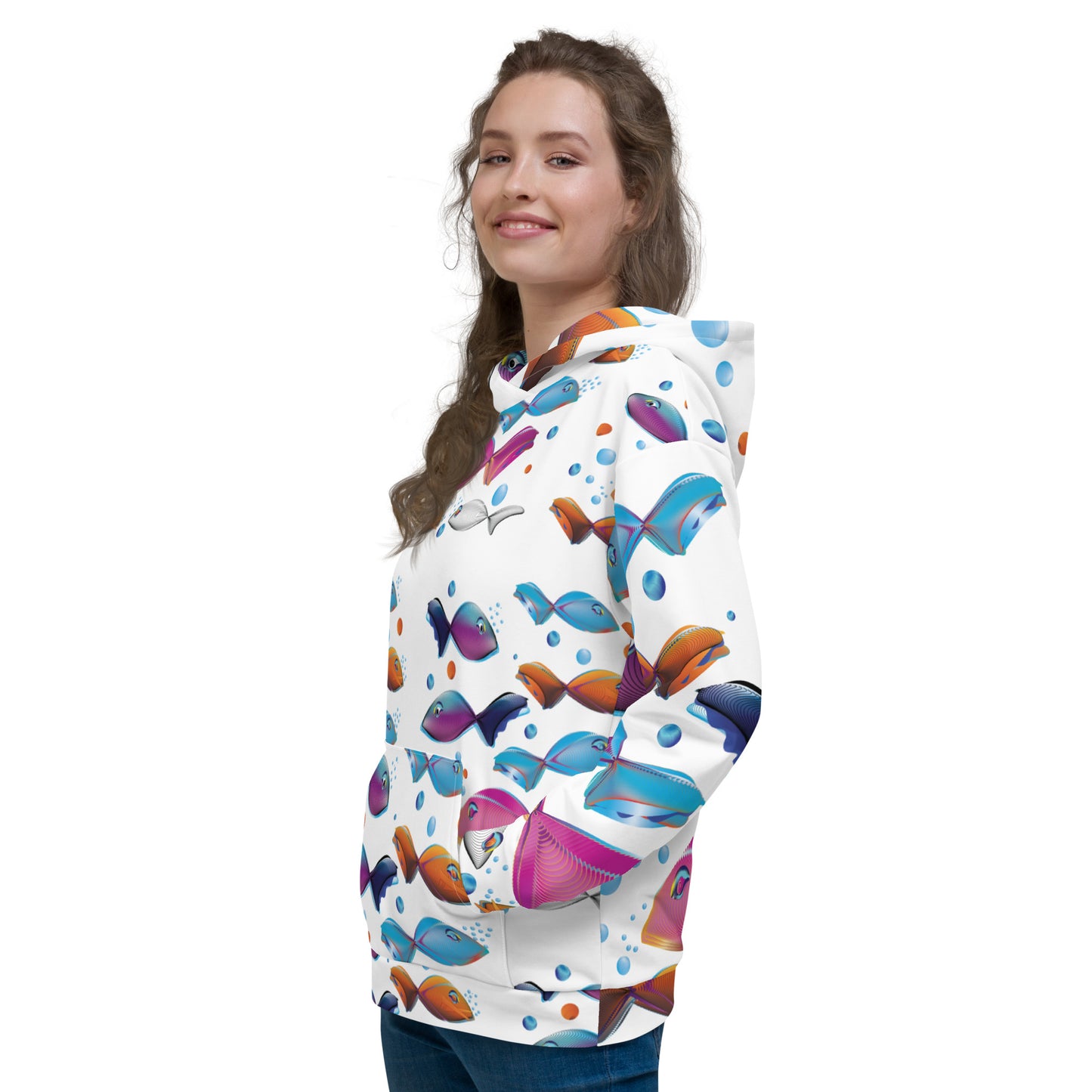 Unisex Hoodie Kukloso MD Eight Fishes - Free Shipping