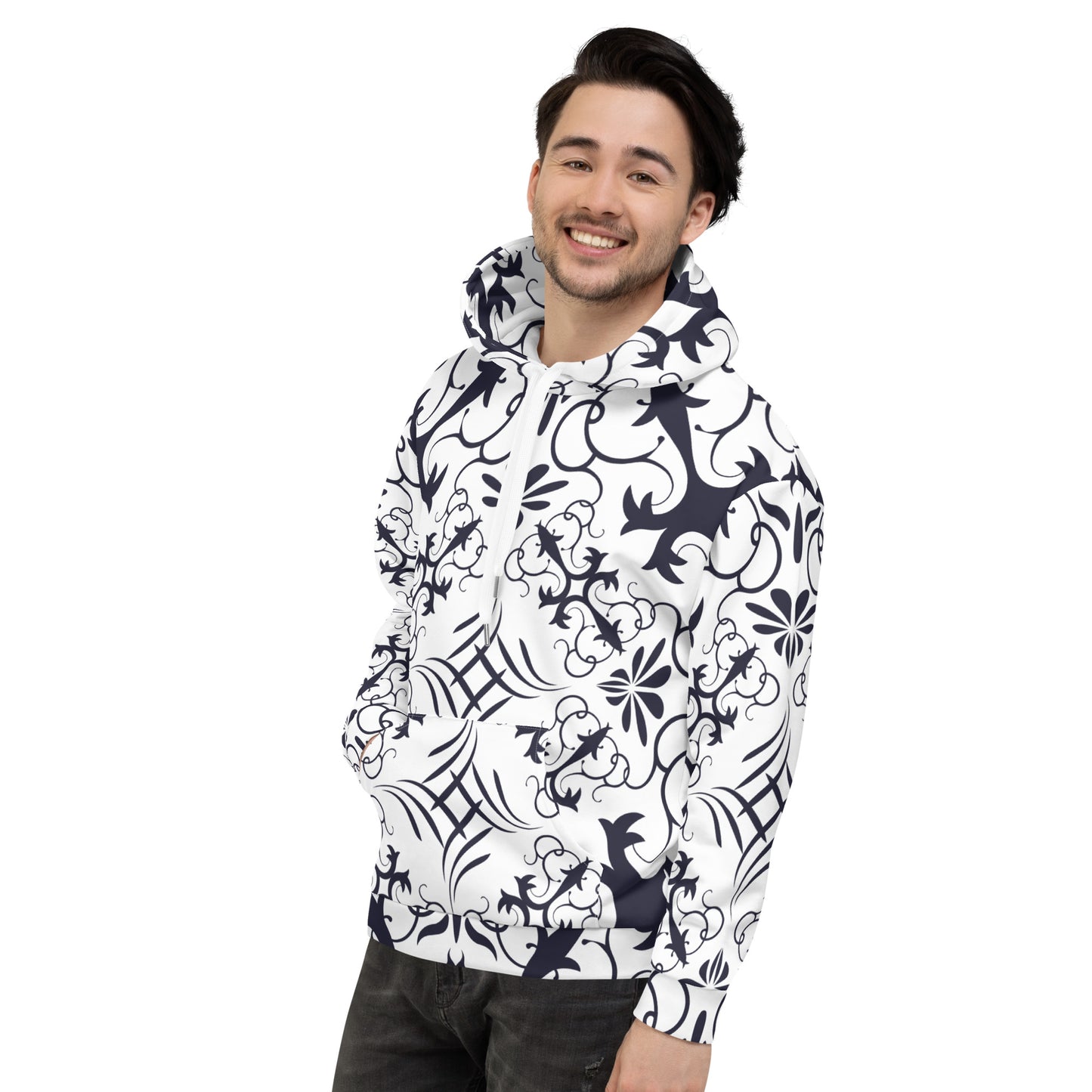 Unisex Hoodie Kukloso MD No 45 Navy - Free Shipping