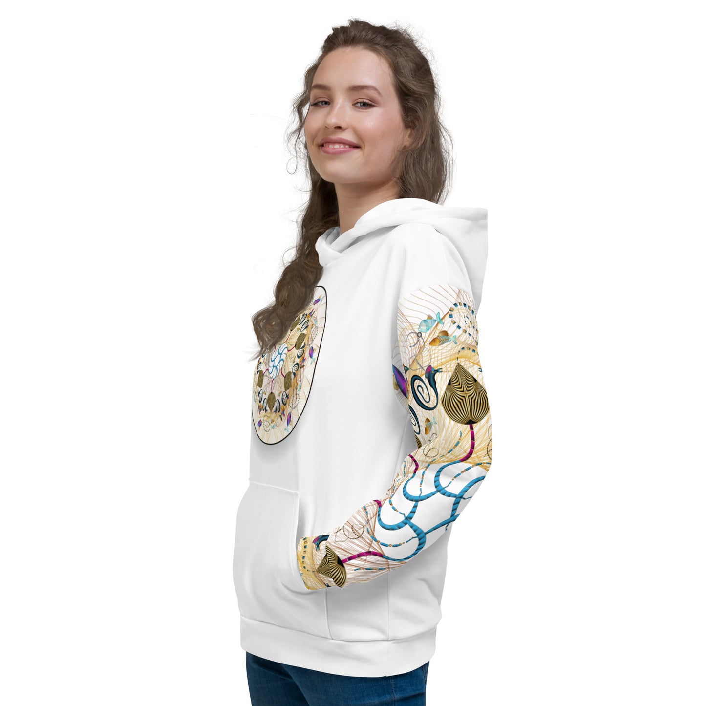 Unisex Hoodie Kukloso Circulosity No 3421-A - Free Shipping