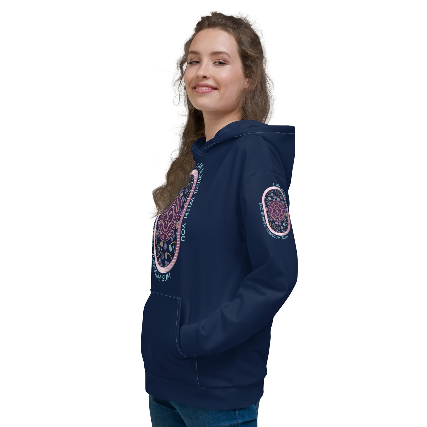 Unisex Hoodie Kukloso Christus Dominus Navy - Free Shipping
