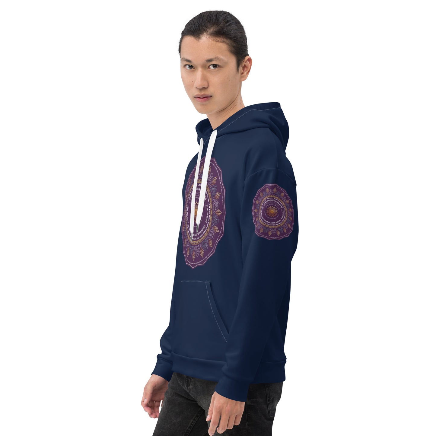 Unisex Hoodie Kukloso John 14:6, Multiple Bible Quotes - Navy - Free Shipping