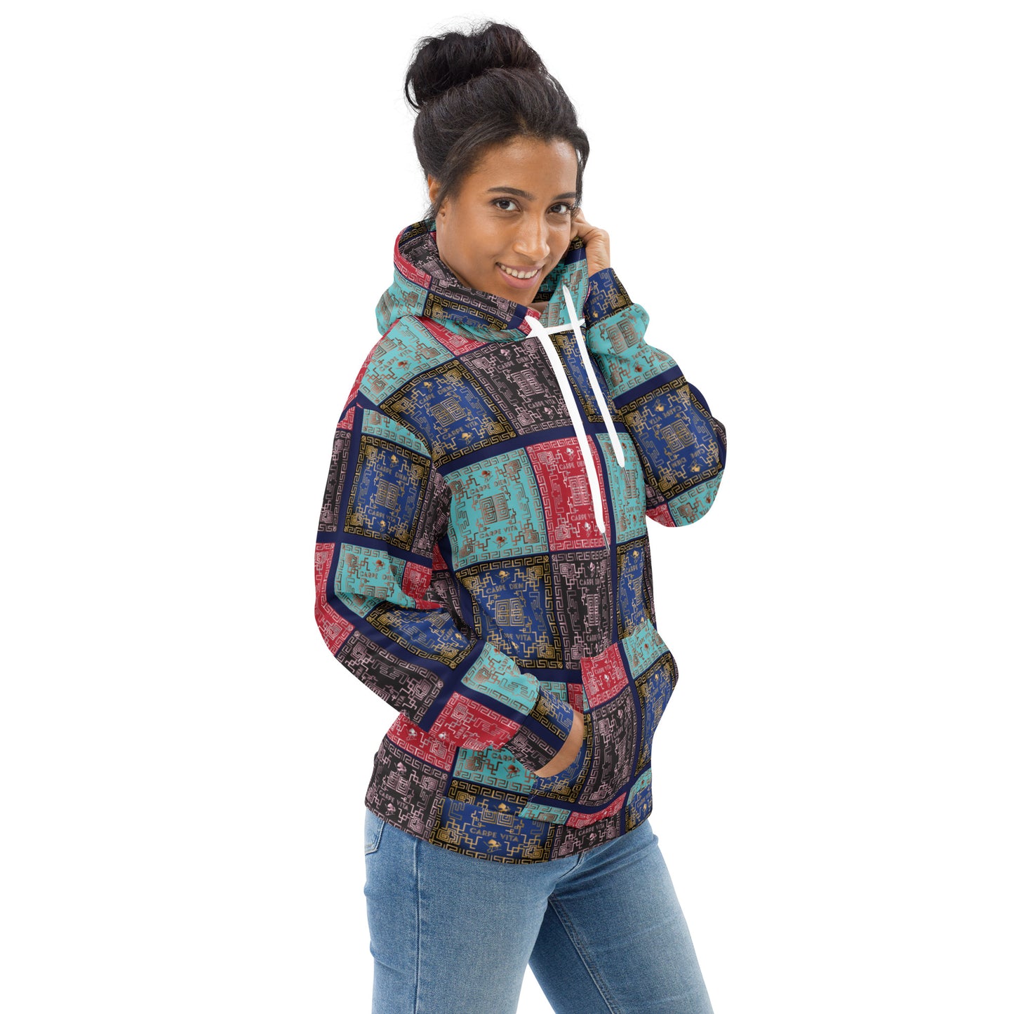Unisex Hoodie Kukloso Greek Border No 50 No 1 - Free Shipping