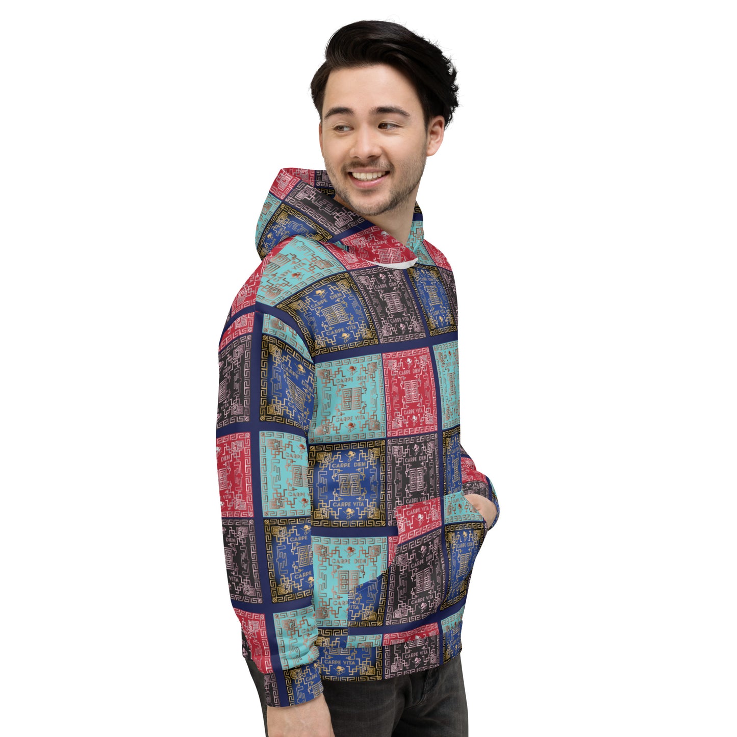 Unisex Hoodie Kukloso Greek Border No 50 No 1 - Free Shipping