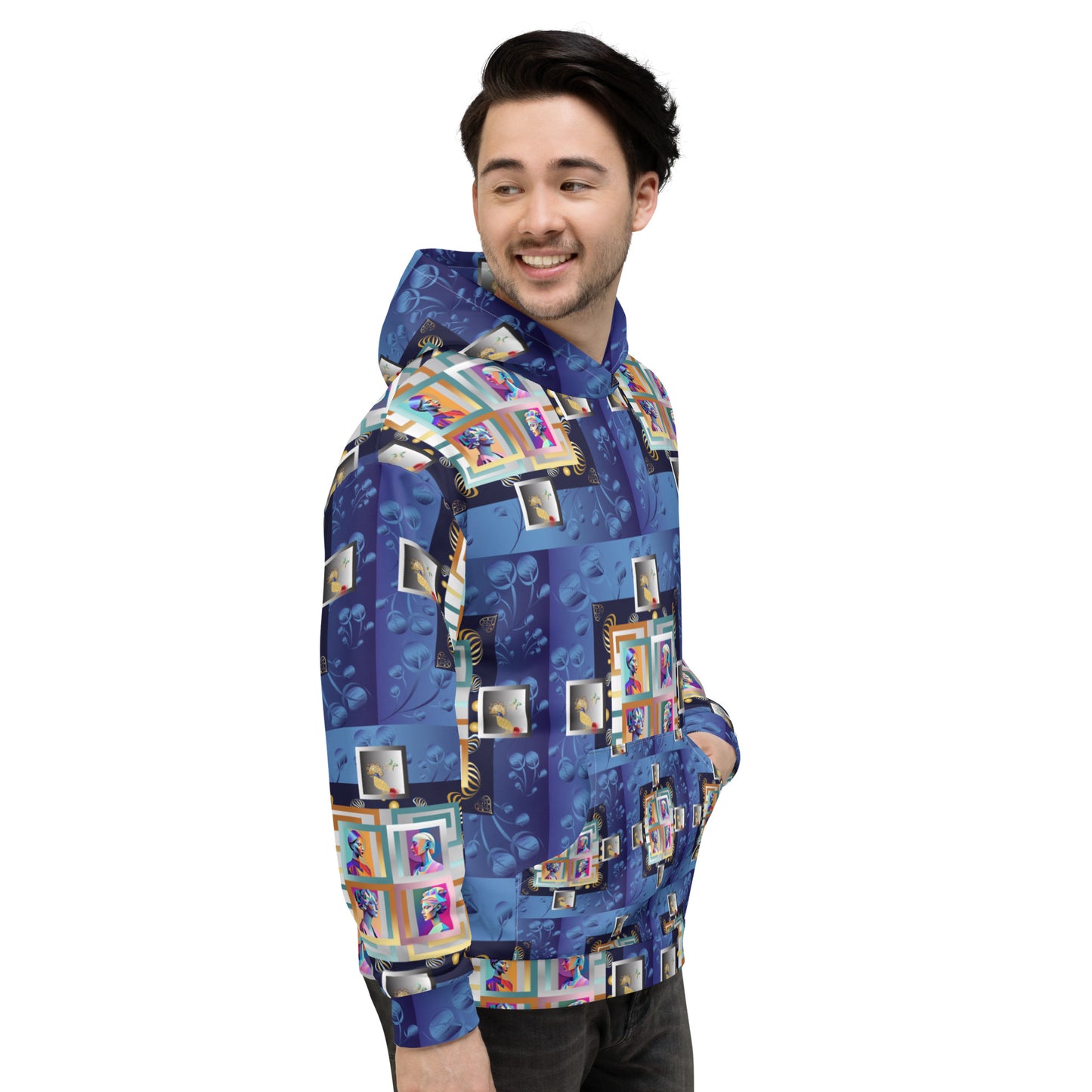 Unisex Hoodie Kukloso Four Ladies Collage - Free Shipping