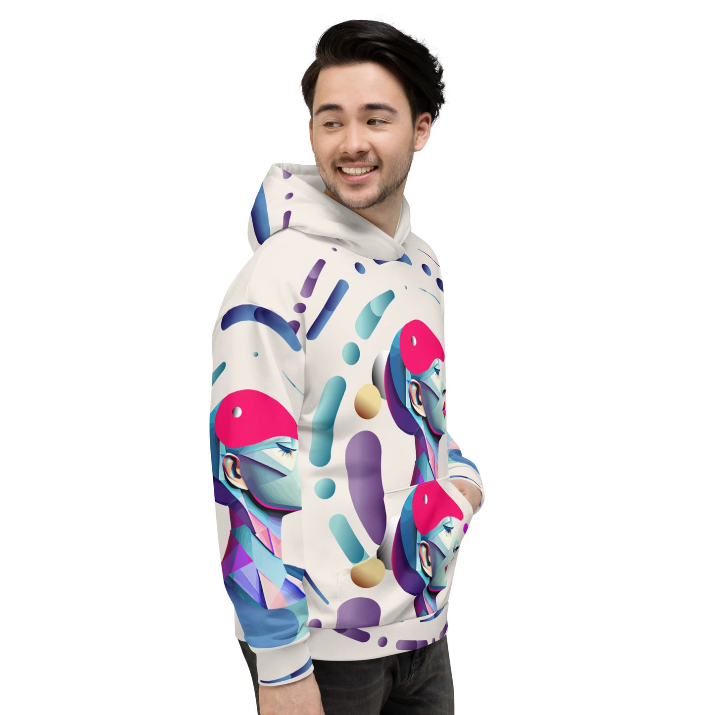 Unisex Hoodie Kukloso Abstracticon No 21 - Free Shipping