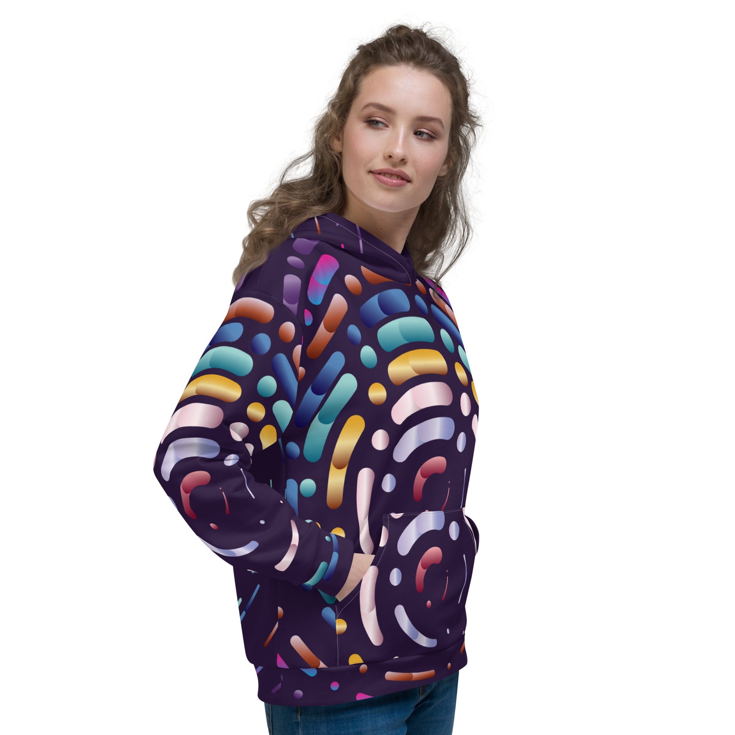 Unisex Hoodie Kukloso Abstracticon No 18 - Free Shipping