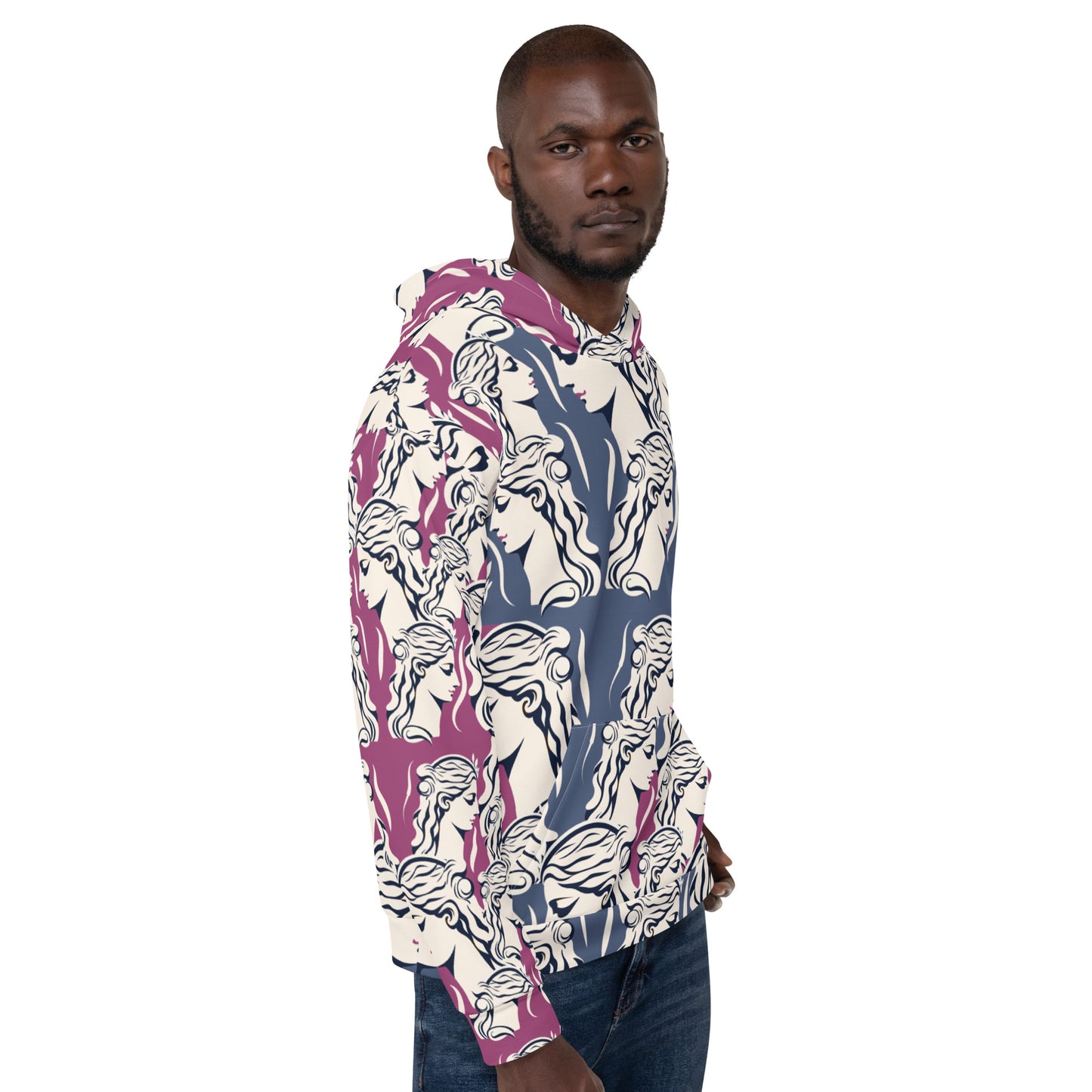 Unisex Hoodie Kukloso Greek Woman No 3 - Free Shipping