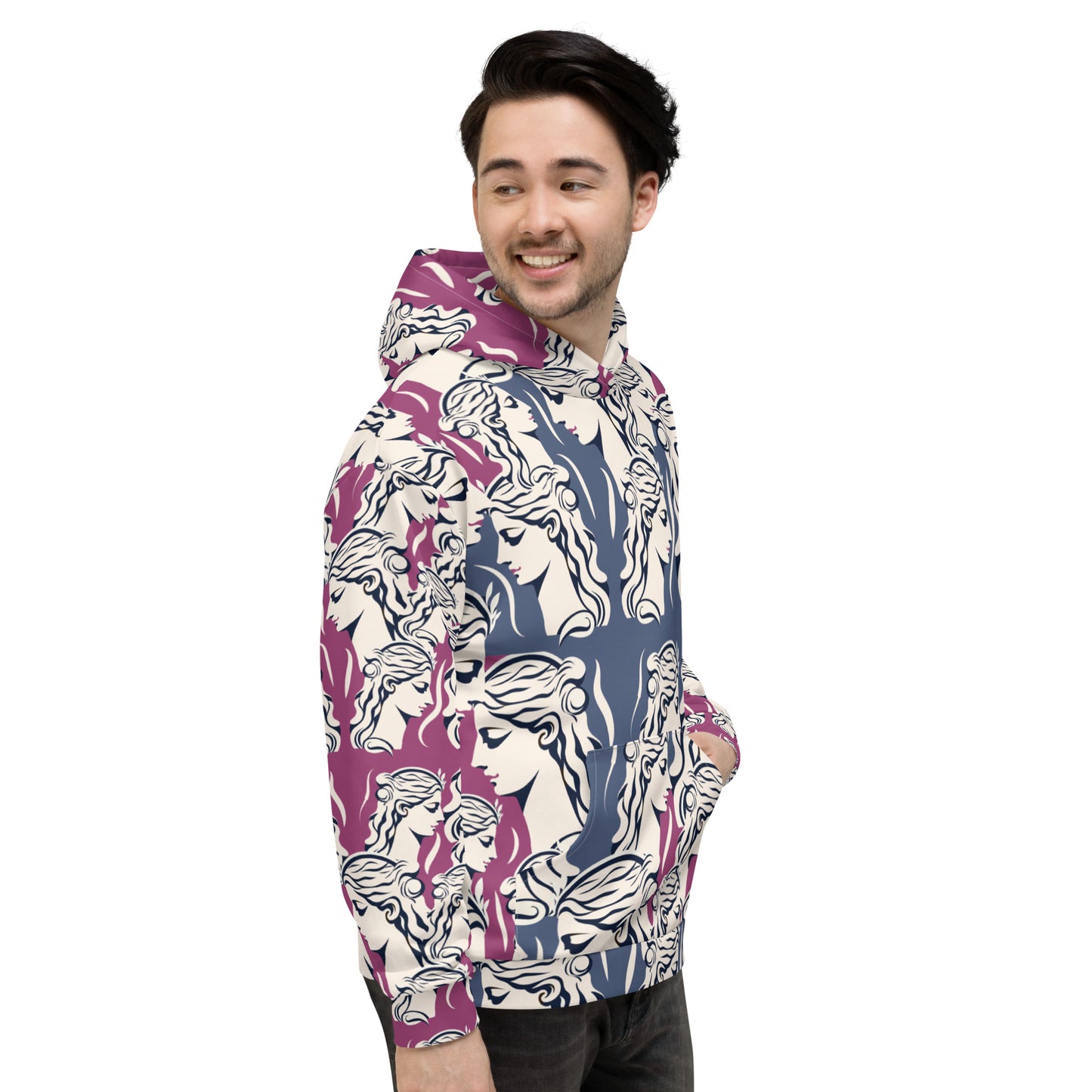 Unisex Hoodie Kukloso Greek Woman No 3 - Free Shipping
