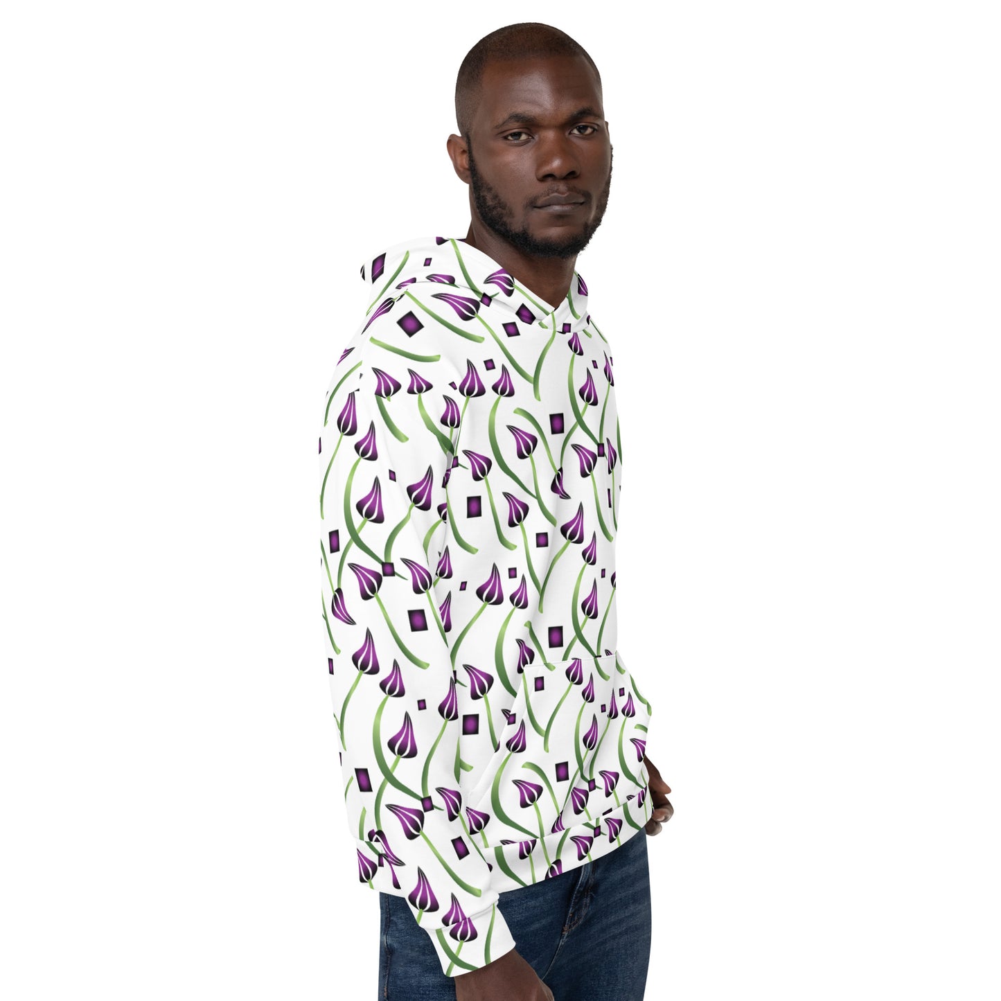 Unisex Hoodie Kukloso Tulips No 1 - Free Shipping