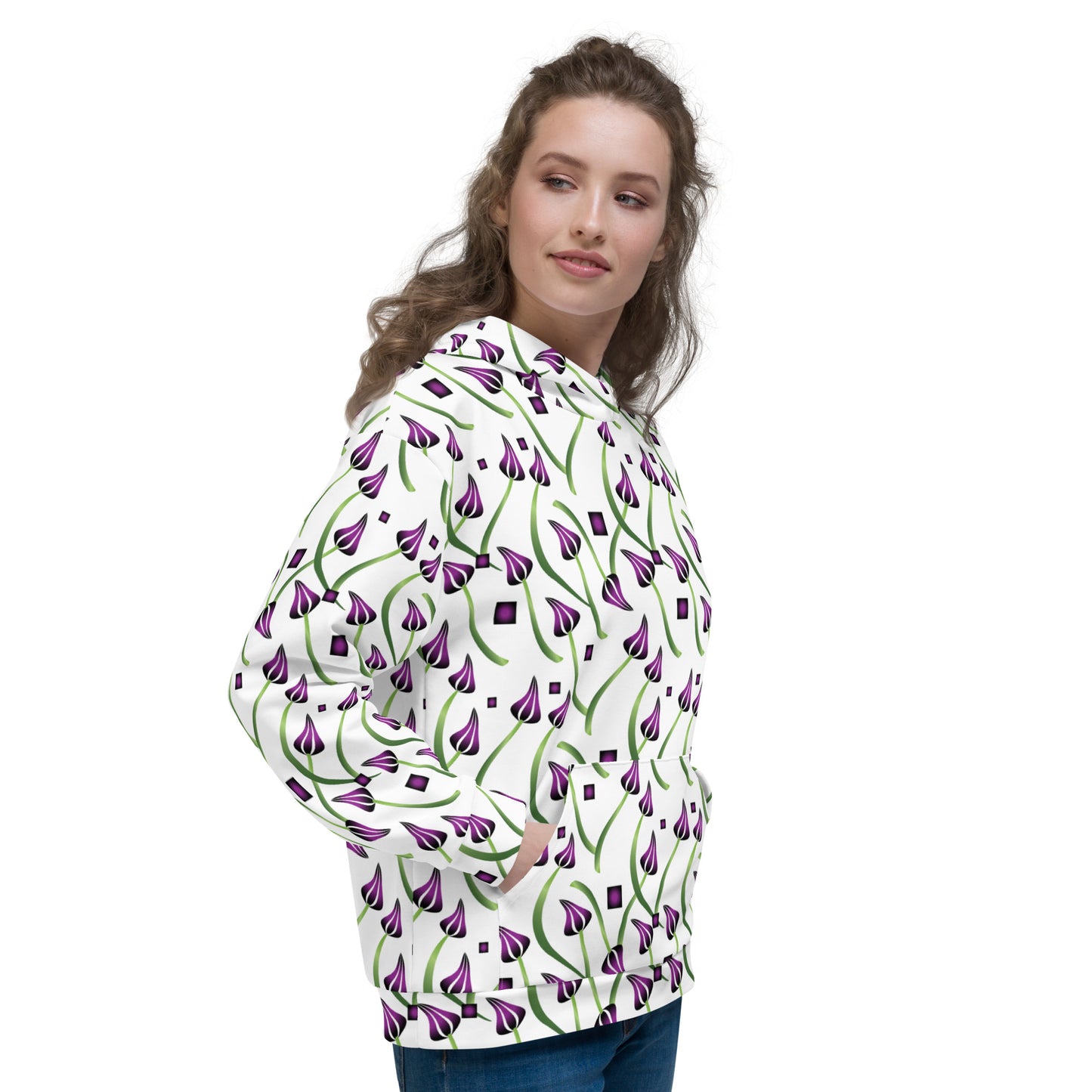 Unisex Hoodie Kukloso Tulips No 1 - Free Shipping
