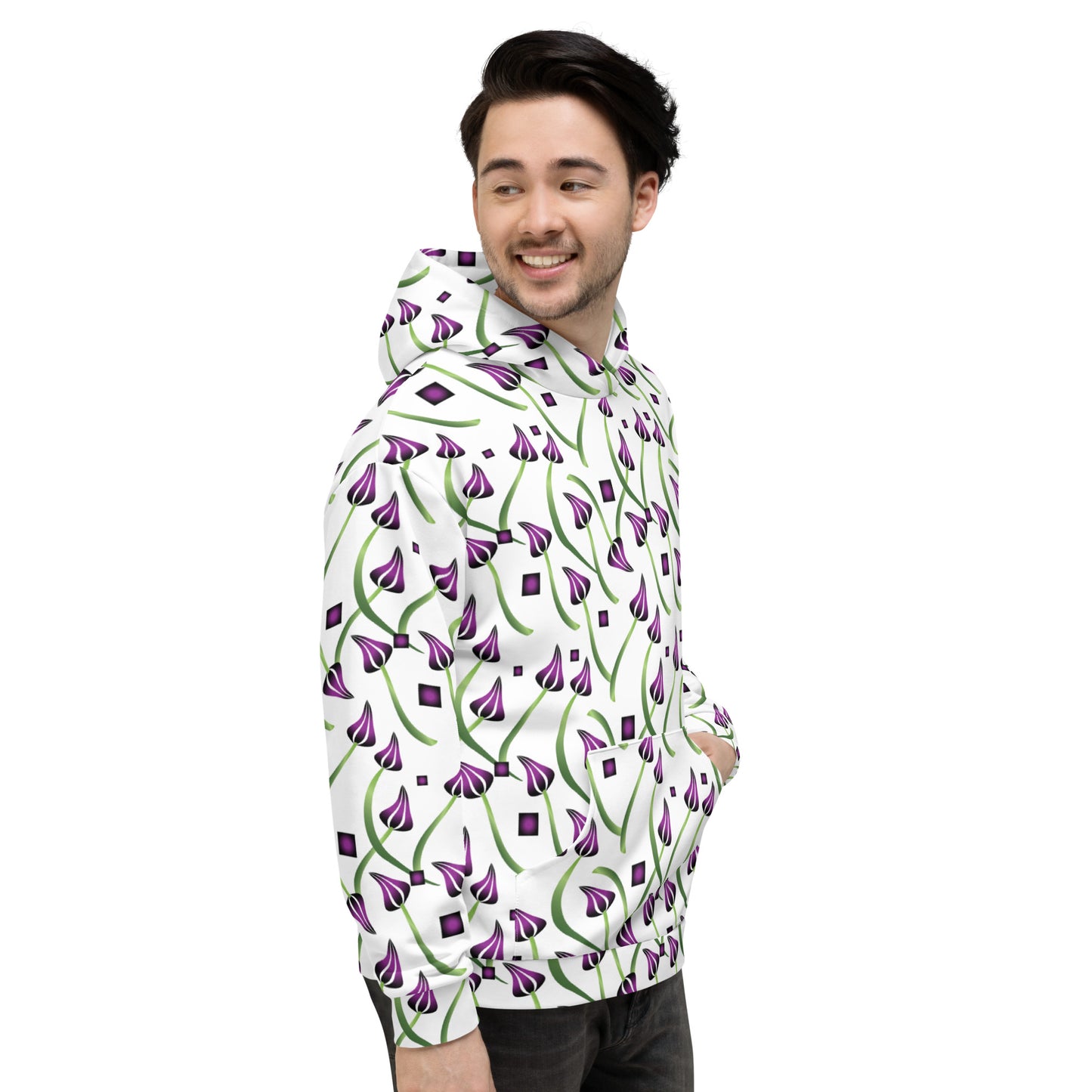 Unisex Hoodie Kukloso Tulips No 1 - Free Shipping