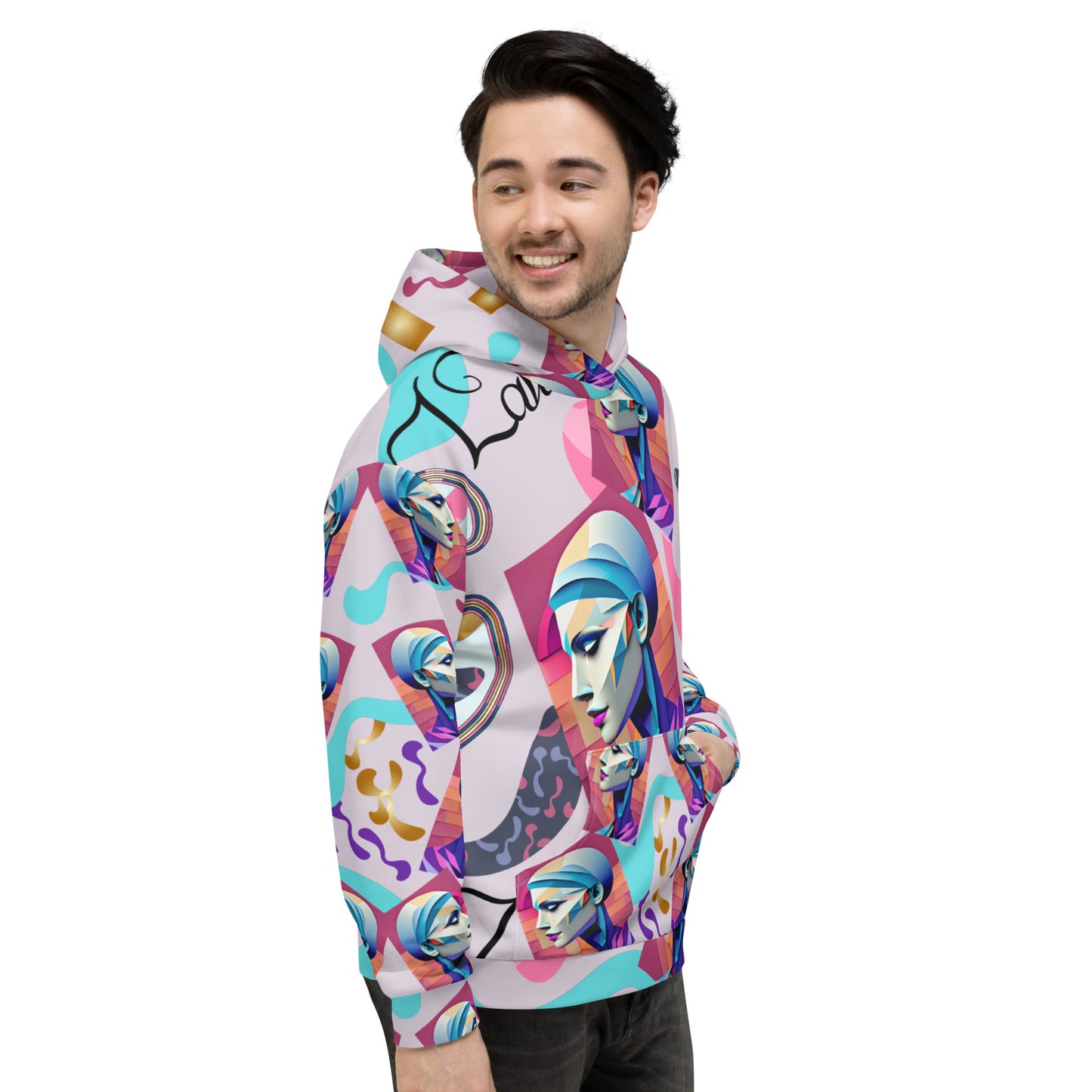 Unisex Hoodie Kukloso Color Maze No 3/4 - Free Shipping