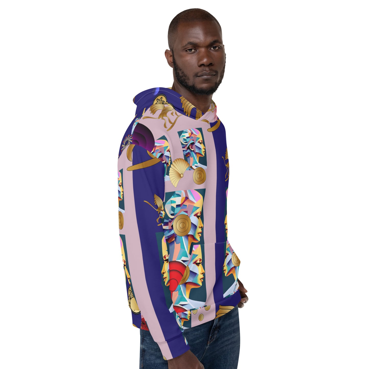 Unisex Hoodie Kukloso Melange de fleuron No 5 - Free Shipping