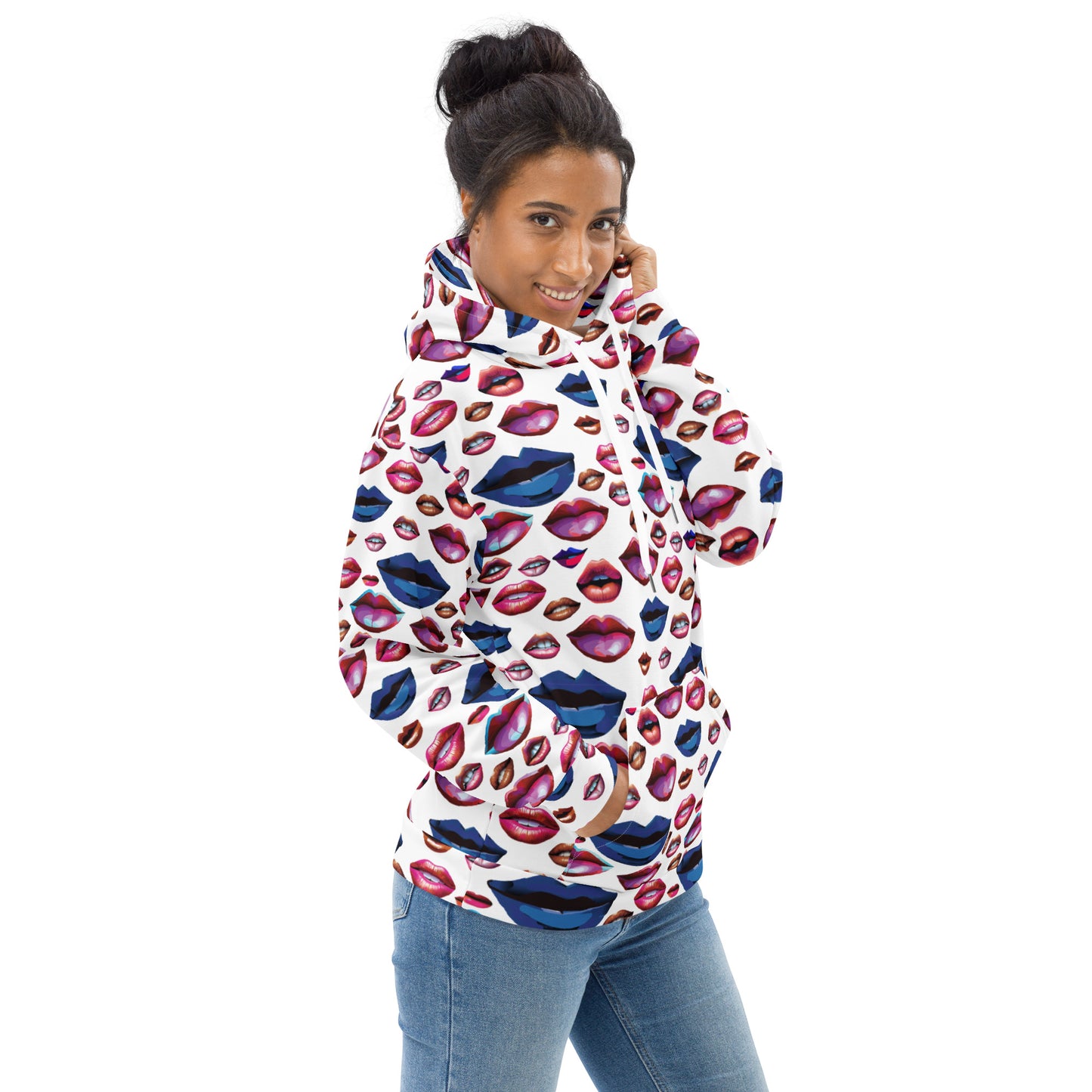 Unisex Hoodie Kukloso Cubist Space Kisser No 7 - Free Shipping