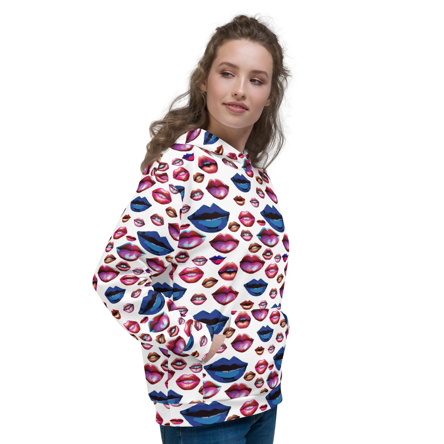 Unisex Hoodie Kukloso Cubist Space Kisser No 7 - Free Shipping