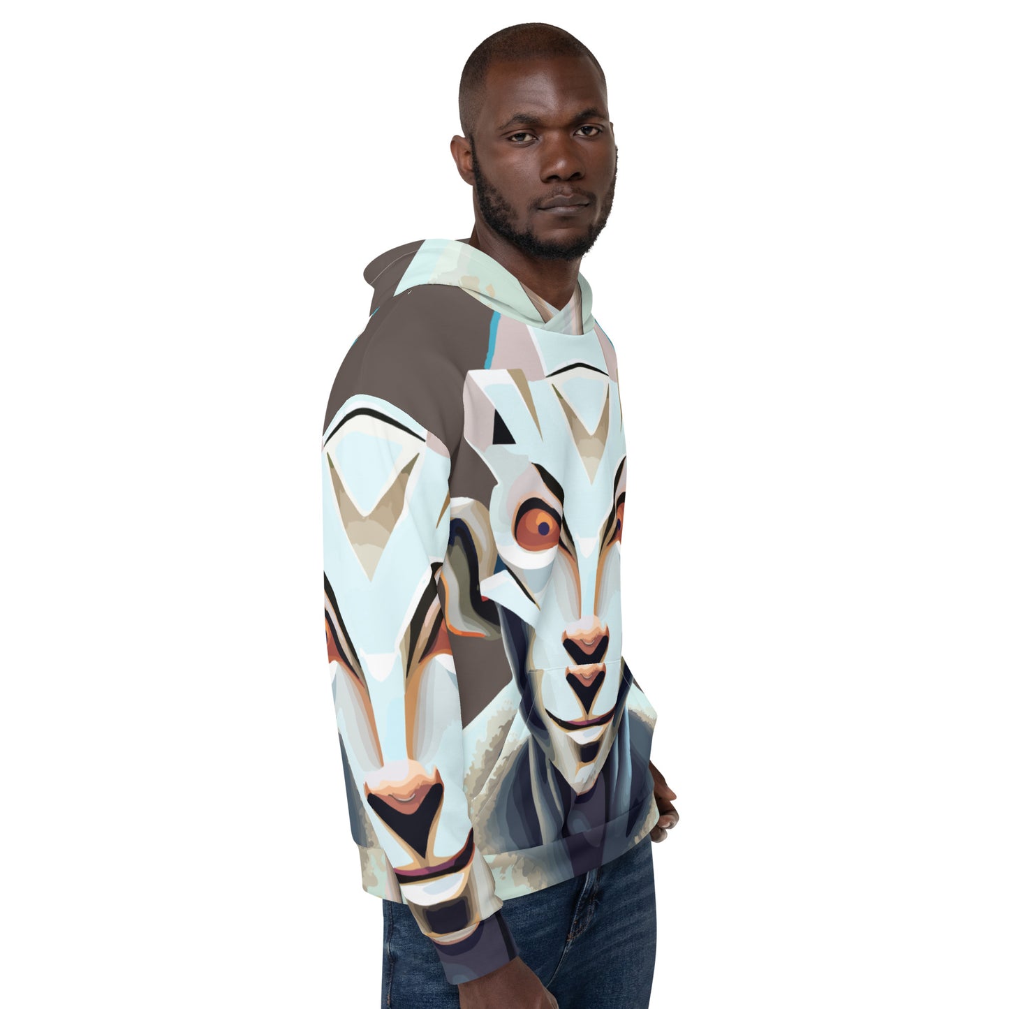 Unisex Hoodie Kukloso Space Faces No 3 - Free Shipping