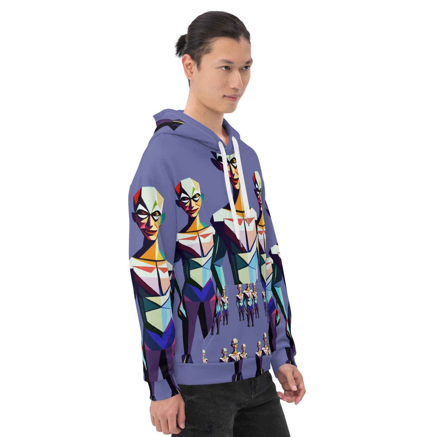Unisex Hoodie Kukloso Space Faces No 2 - Free Shipping