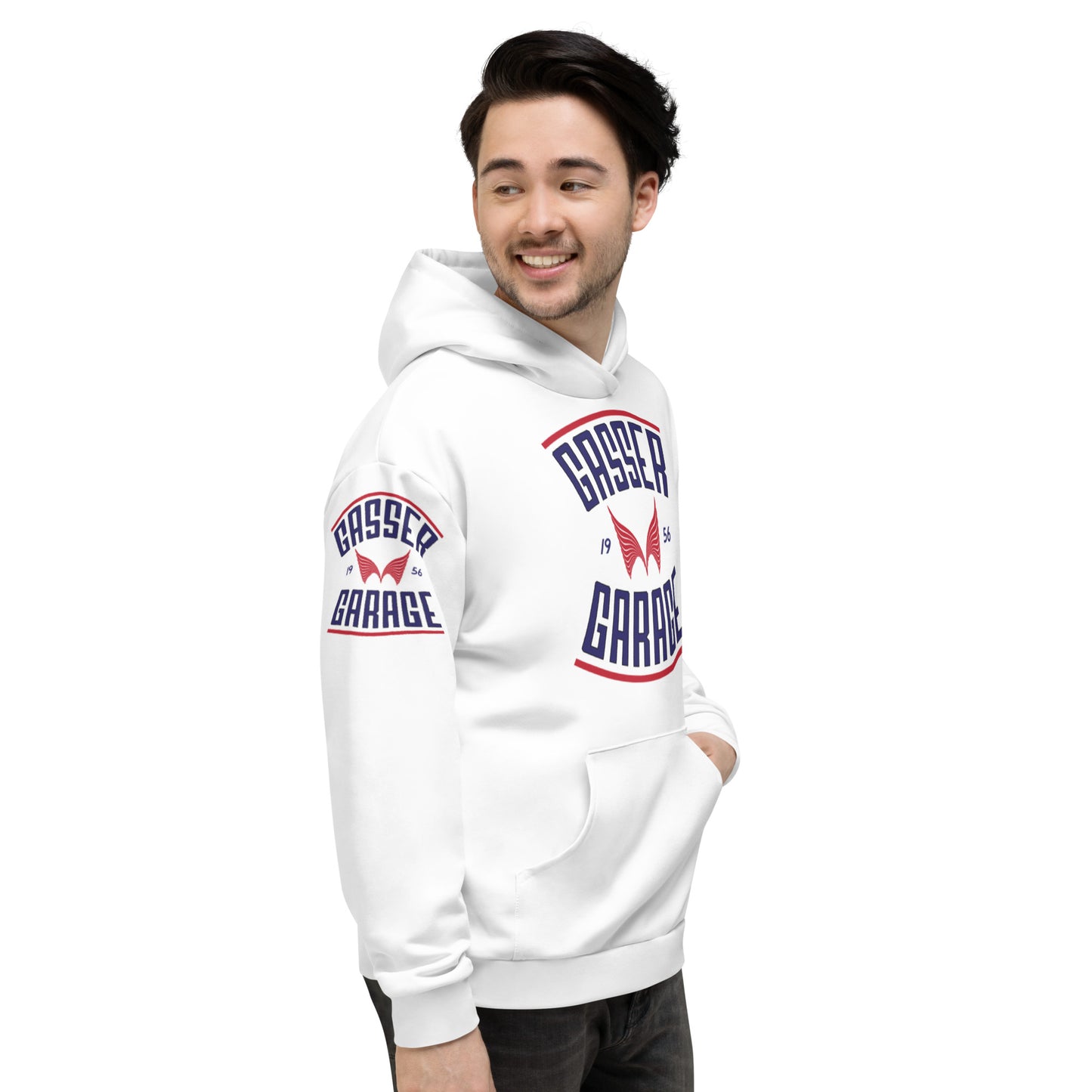 Unisex Hoodie Kukloso Gasser Garage 1956 - Free Shipping