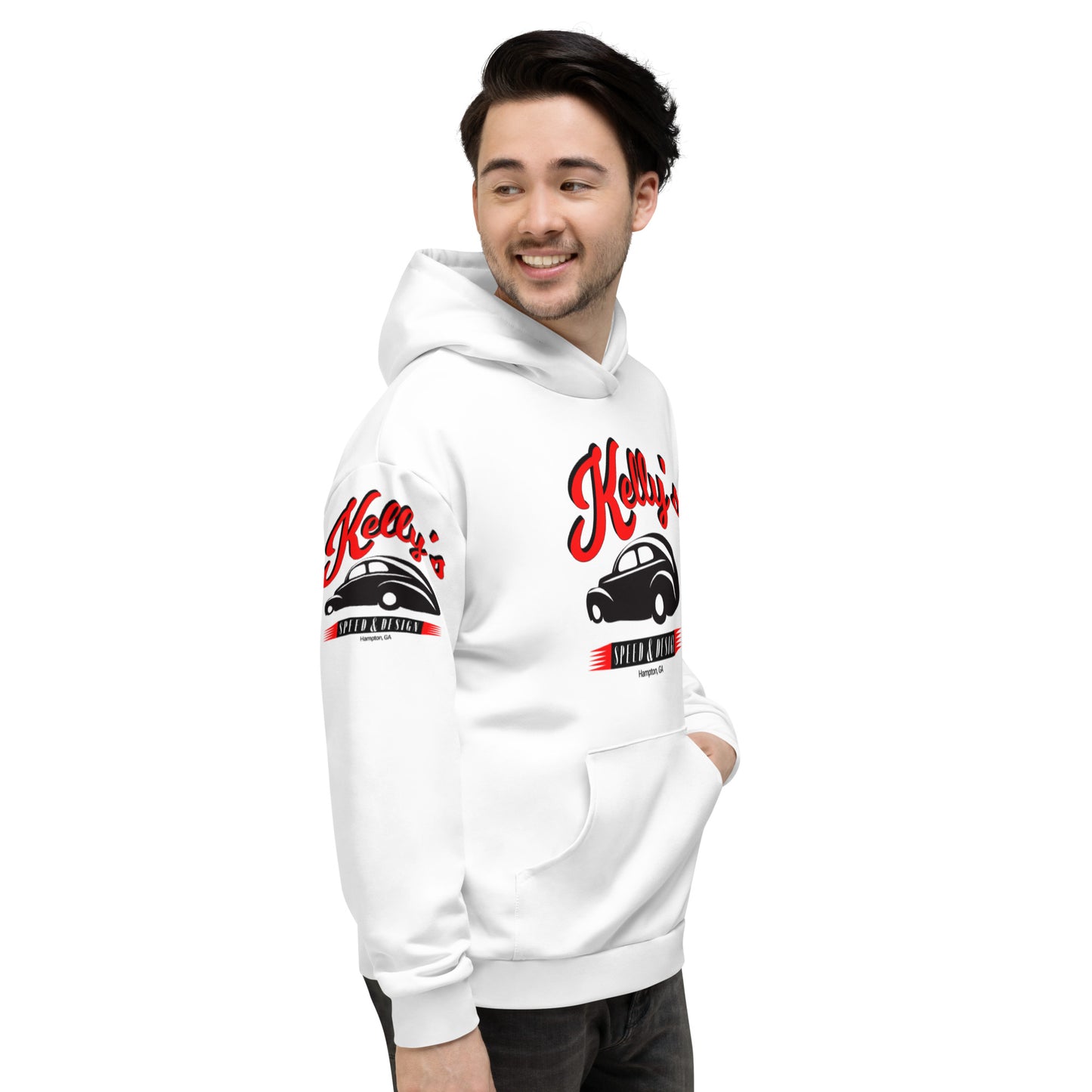 Unisex Hoodie ukloso Kelly's Speed & Design - Free Shipping