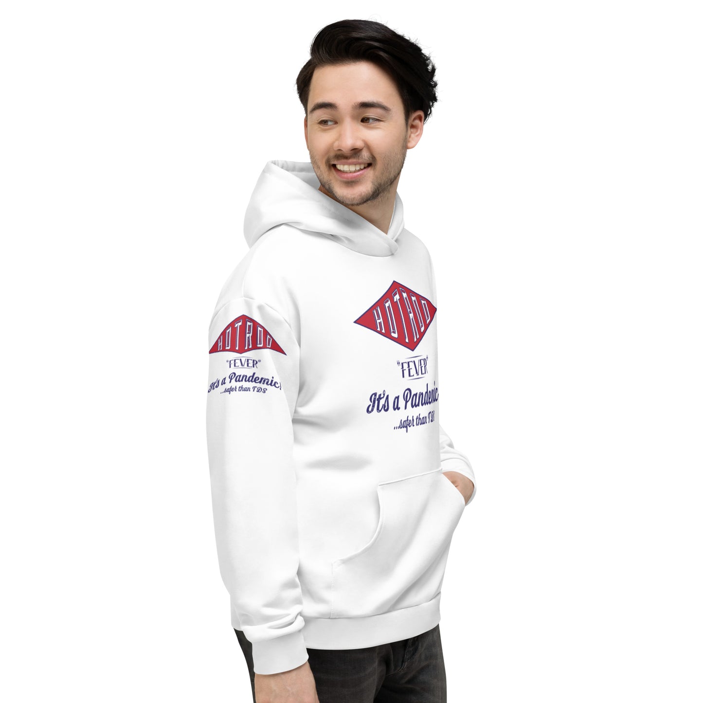 Unisex Hoodie Kukloso Hot Rod Fever "it's a Pandemic" - Free Shipping