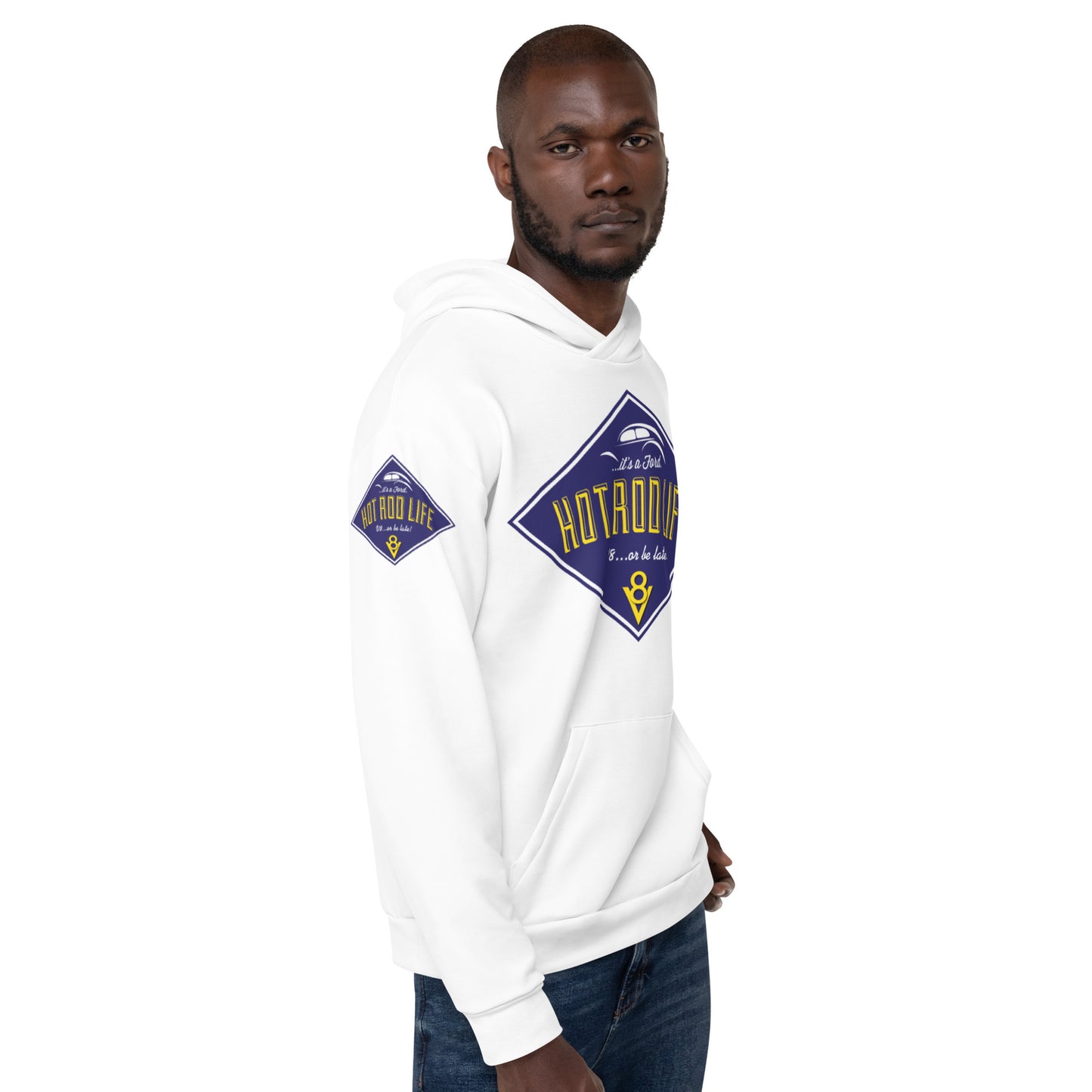 Unisex Hoodie Kukloso Hot Rod Life - Free Shipping