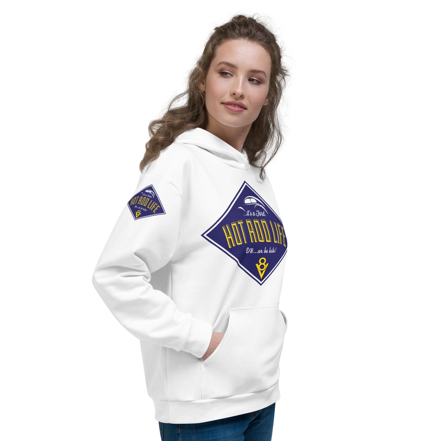 Unisex Hoodie Kukloso Hot Rod Life - Free Shipping