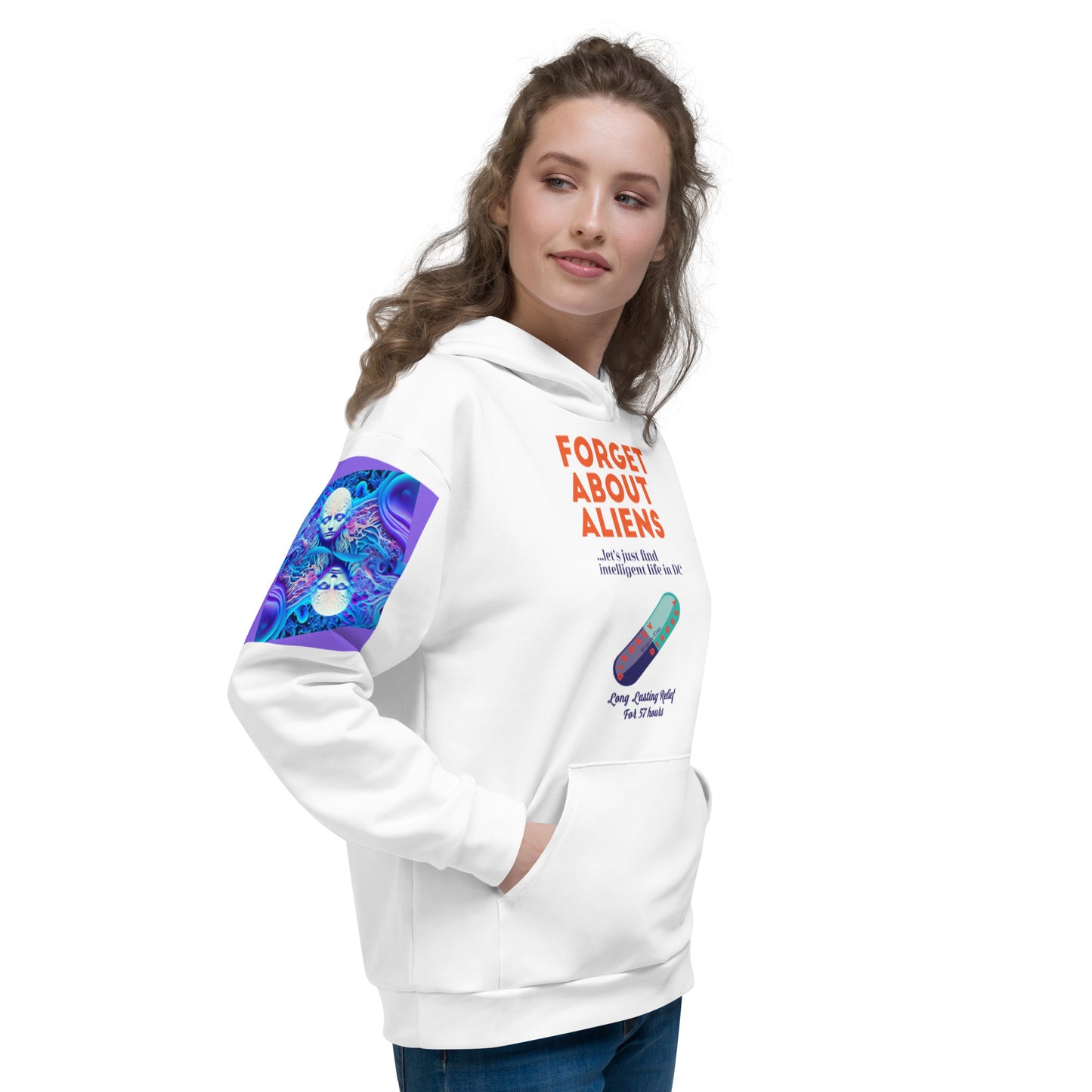 Unisex Hoodie Kukloso Intelligent Life in DC...? - Free Shipping