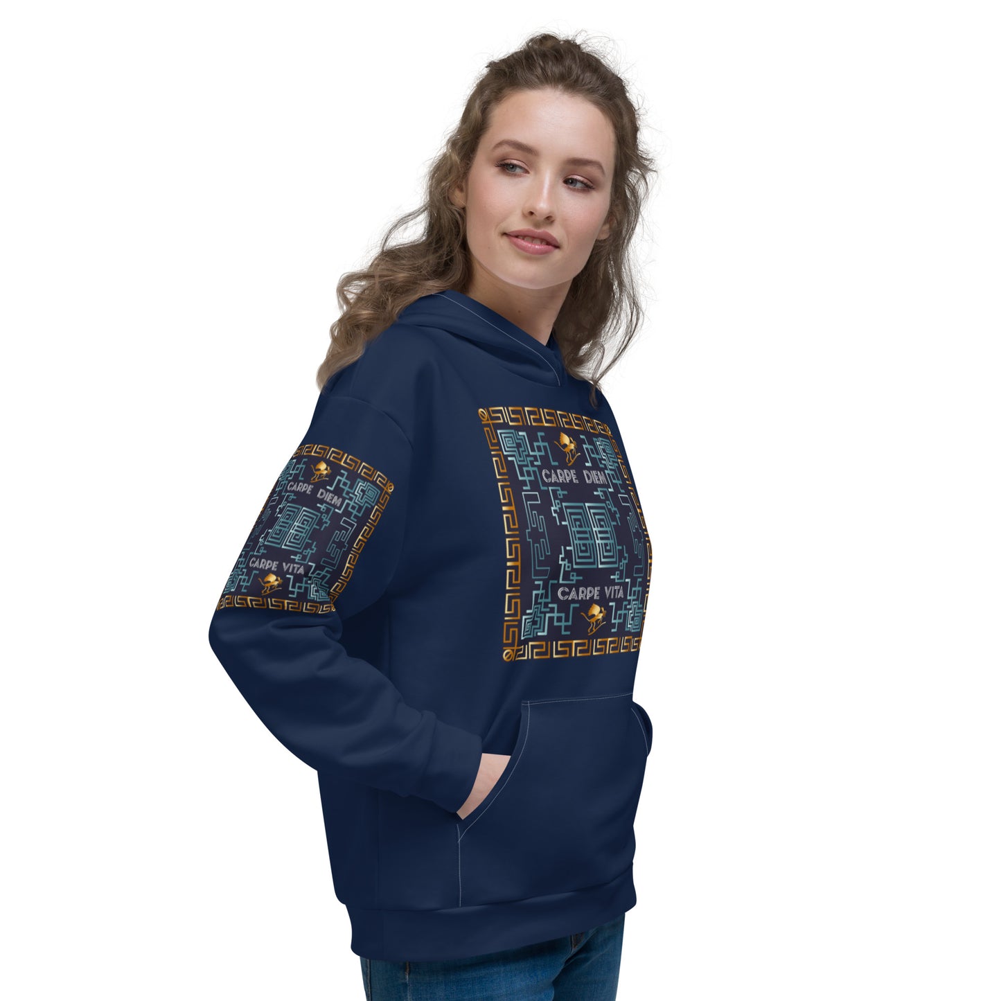Unisex Hoodie Kukloso Kuklos No 4383 Carpe Diem - Free Shipping