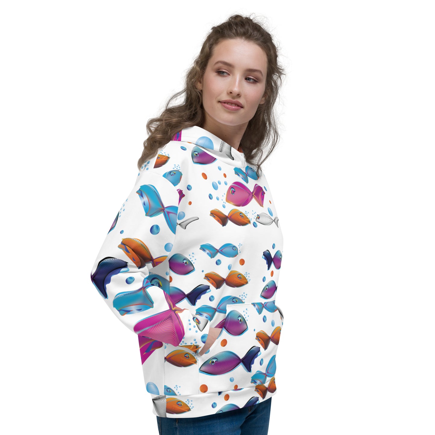 Unisex Hoodie Kukloso MD Eight Fishes - Free Shipping