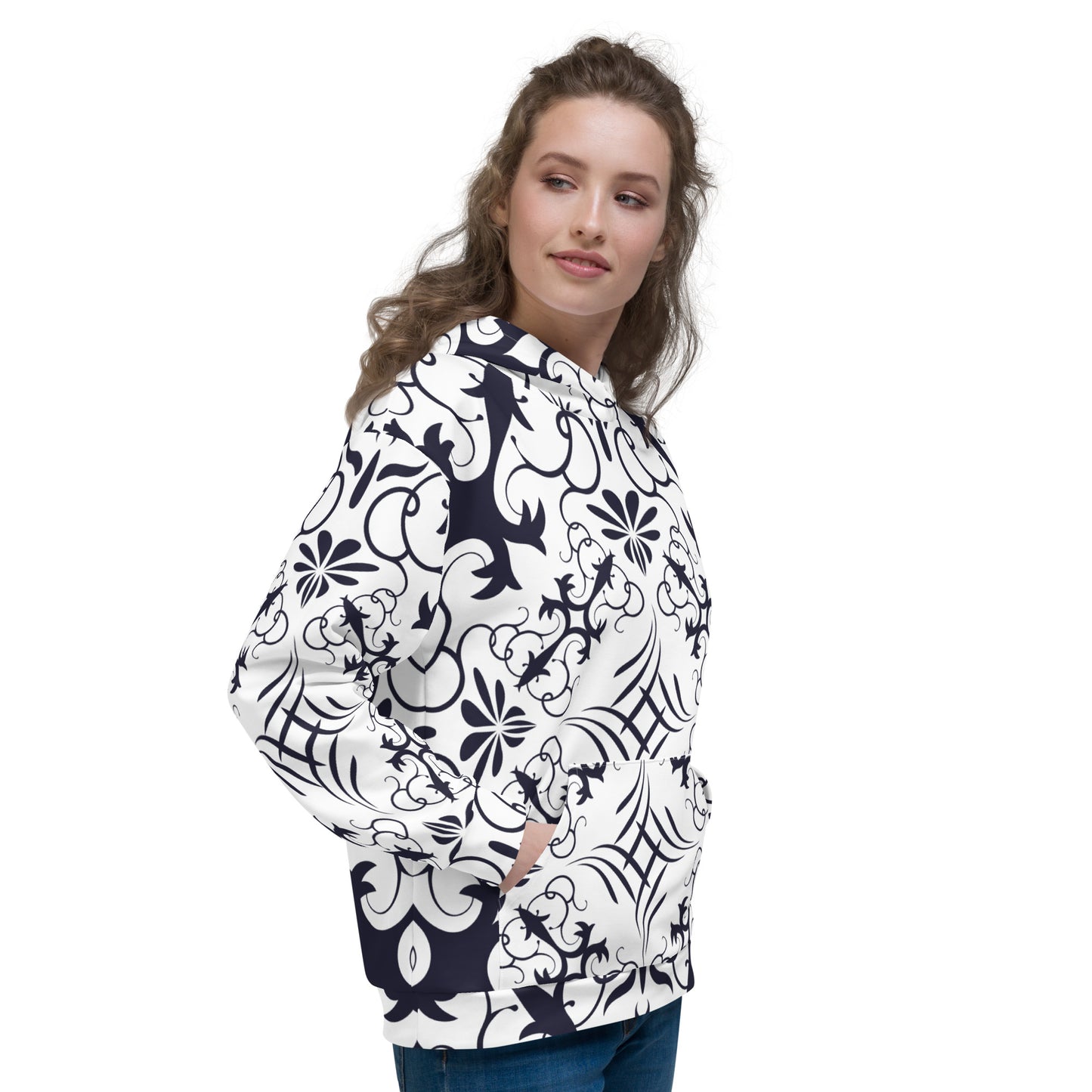 Unisex Hoodie Kukloso MD No 45 Navy - Free Shipping