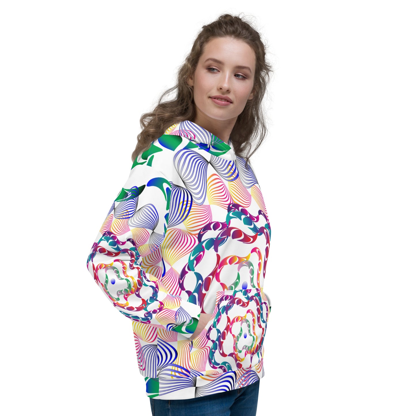 Unisex Hoodie Kukloso Untitled No 1702 - Free Shipping - Free Shipping