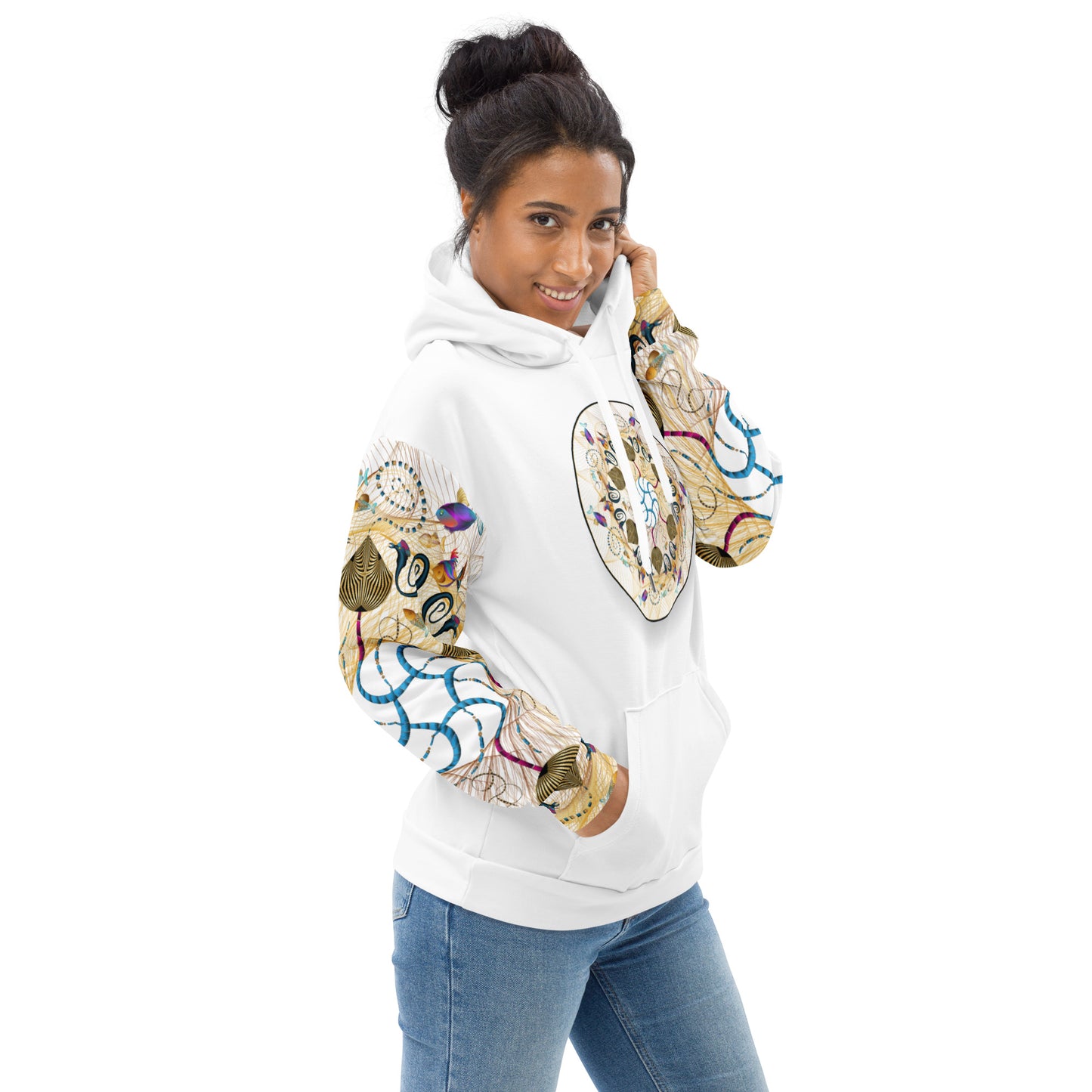 Unisex Hoodie Kukloso Circulosity No 3421-A - Free Shipping