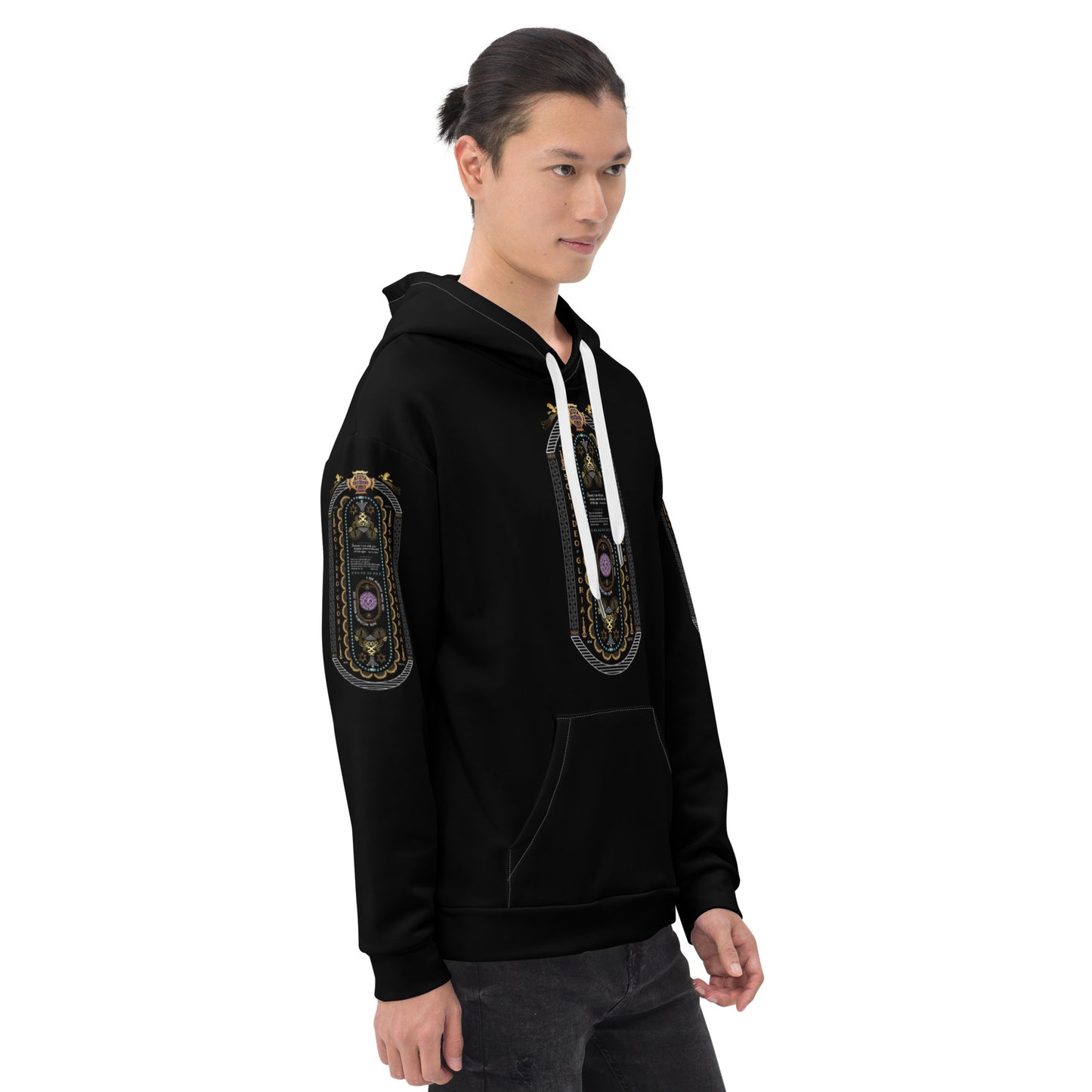 Unisex Hoodie Kukloso Soli Deo Gloria Composite - Black - Free Shipping