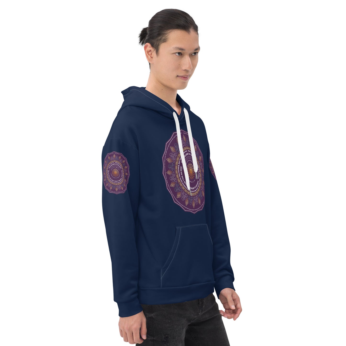 Unisex Hoodie Kukloso John 14:6, Multiple Bible Quotes - Navy - Free Shipping