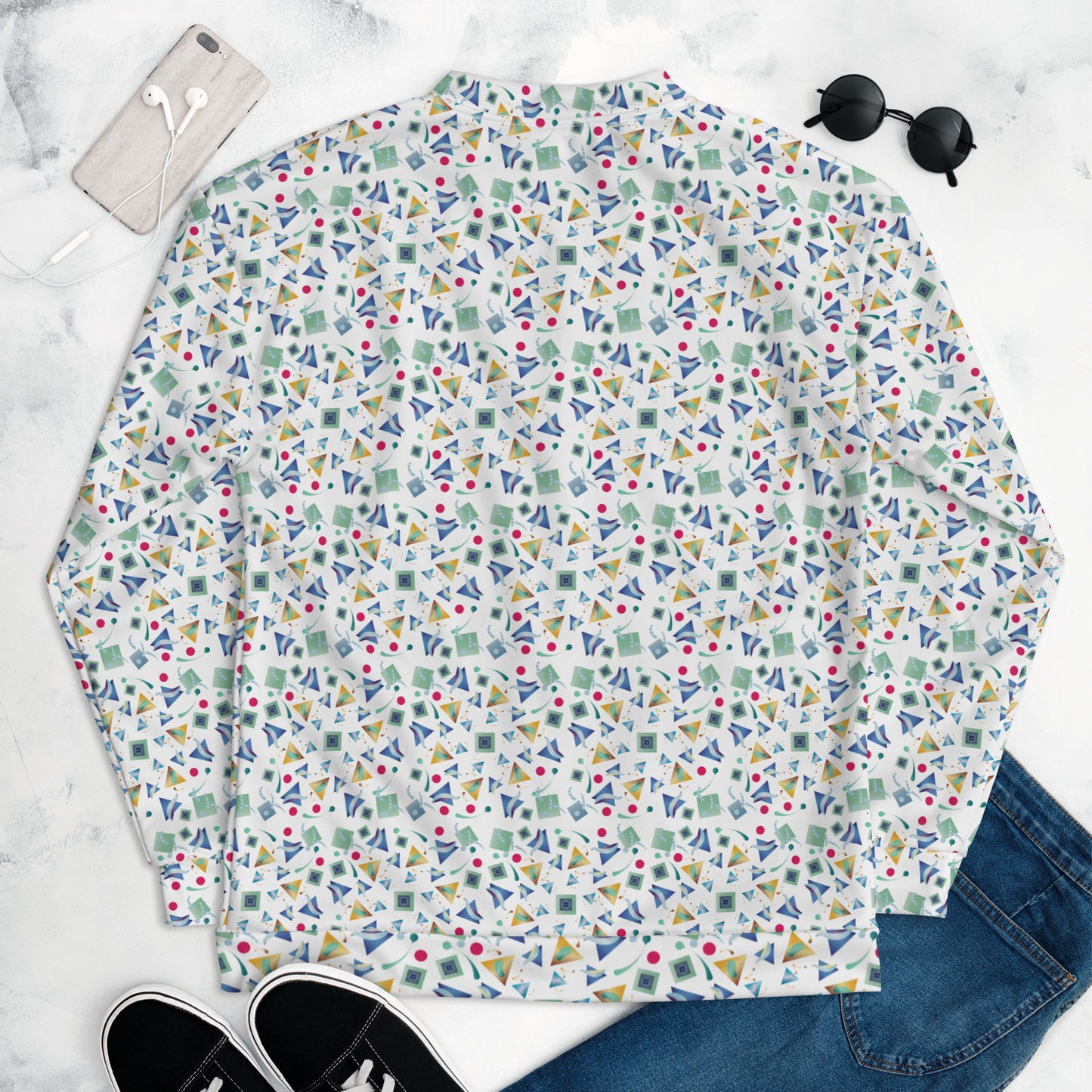 Unisex Bomber Jacket Kukloso Whimsical No 11 A Free Shipping