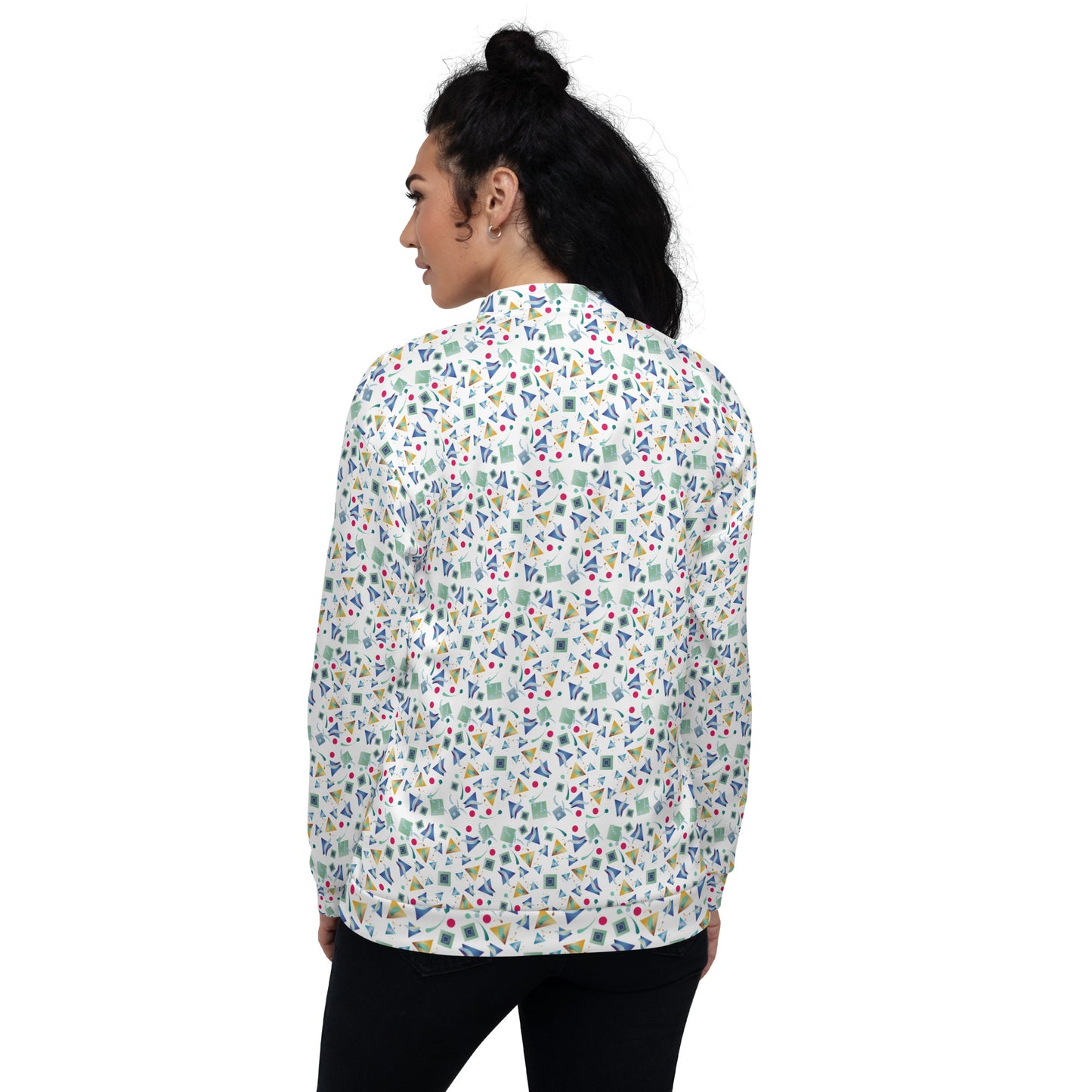 Unisex Bomber Jacket Kukloso Whimsical No 11 A Free Shipping