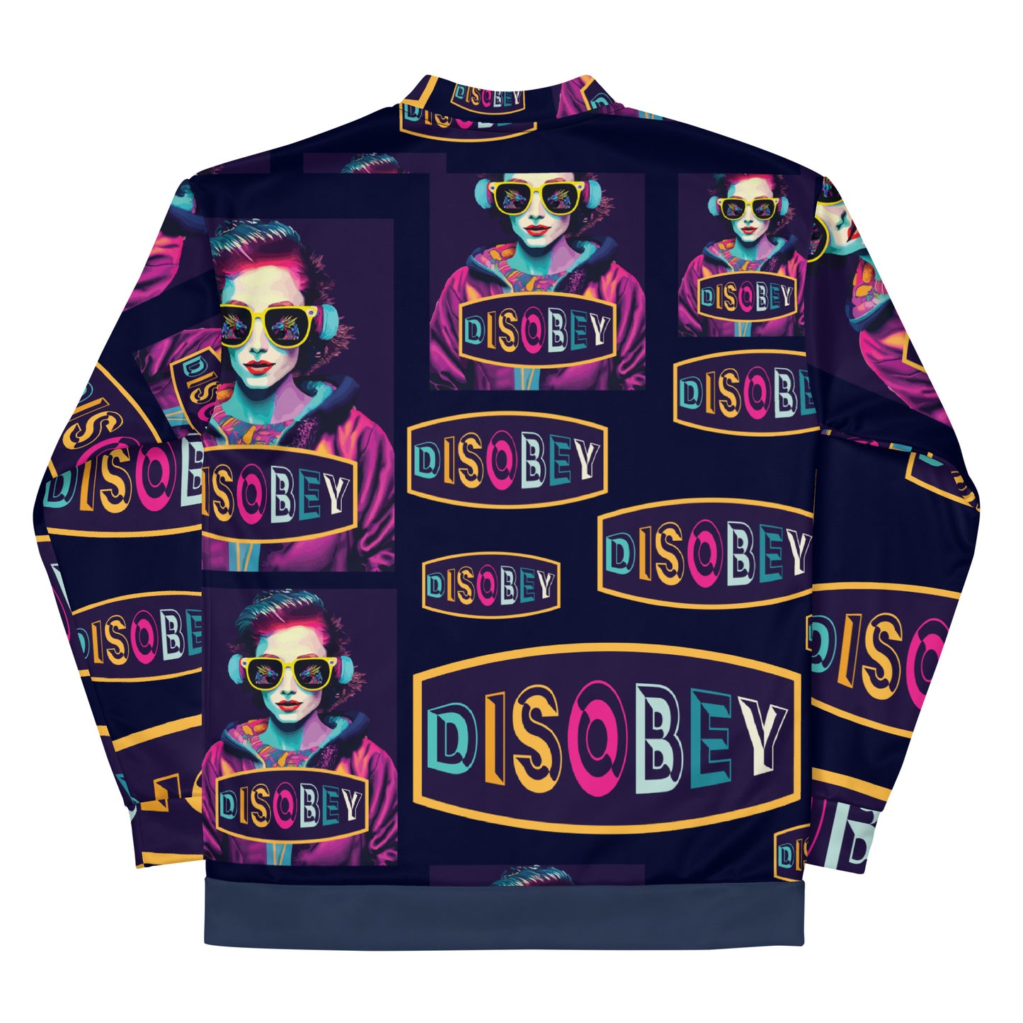 Unisex Bomber Jacket Kukloso Disobey No 3 - Free Shipping