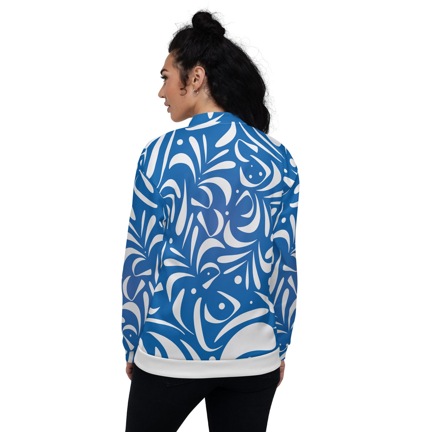 Unisex Bomber Jacket Kukloso Panopoly de fleuron No 1 - Free Shipping