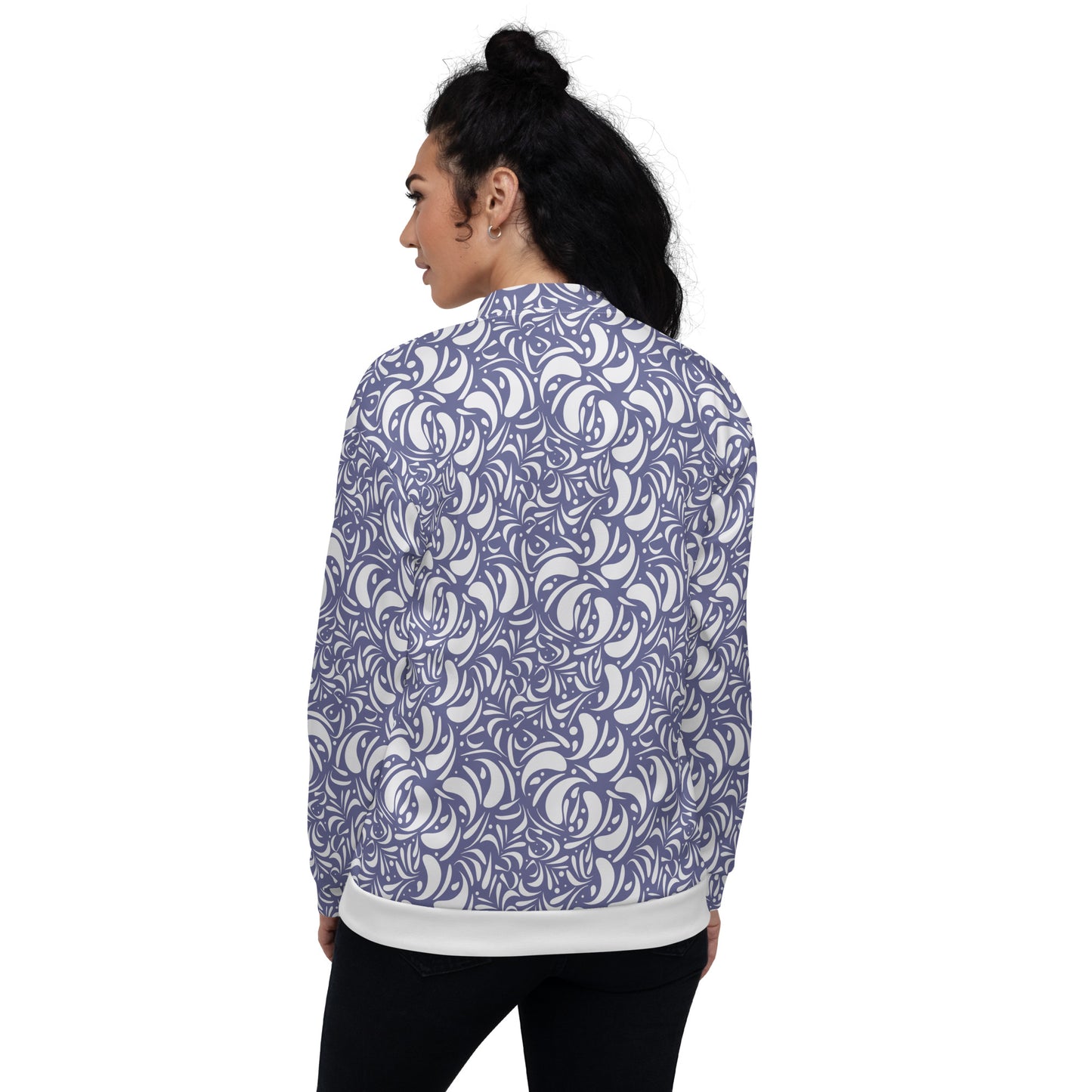 Unisex Bomber Jacket Kukloso Panopoly de fleuron No 6 - Free Shipping