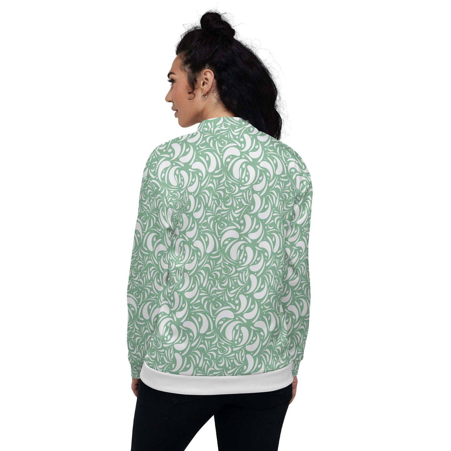 Unisex Bomber Jacket Kukloso Panopoly de fleuron No 8 - Free Shipping