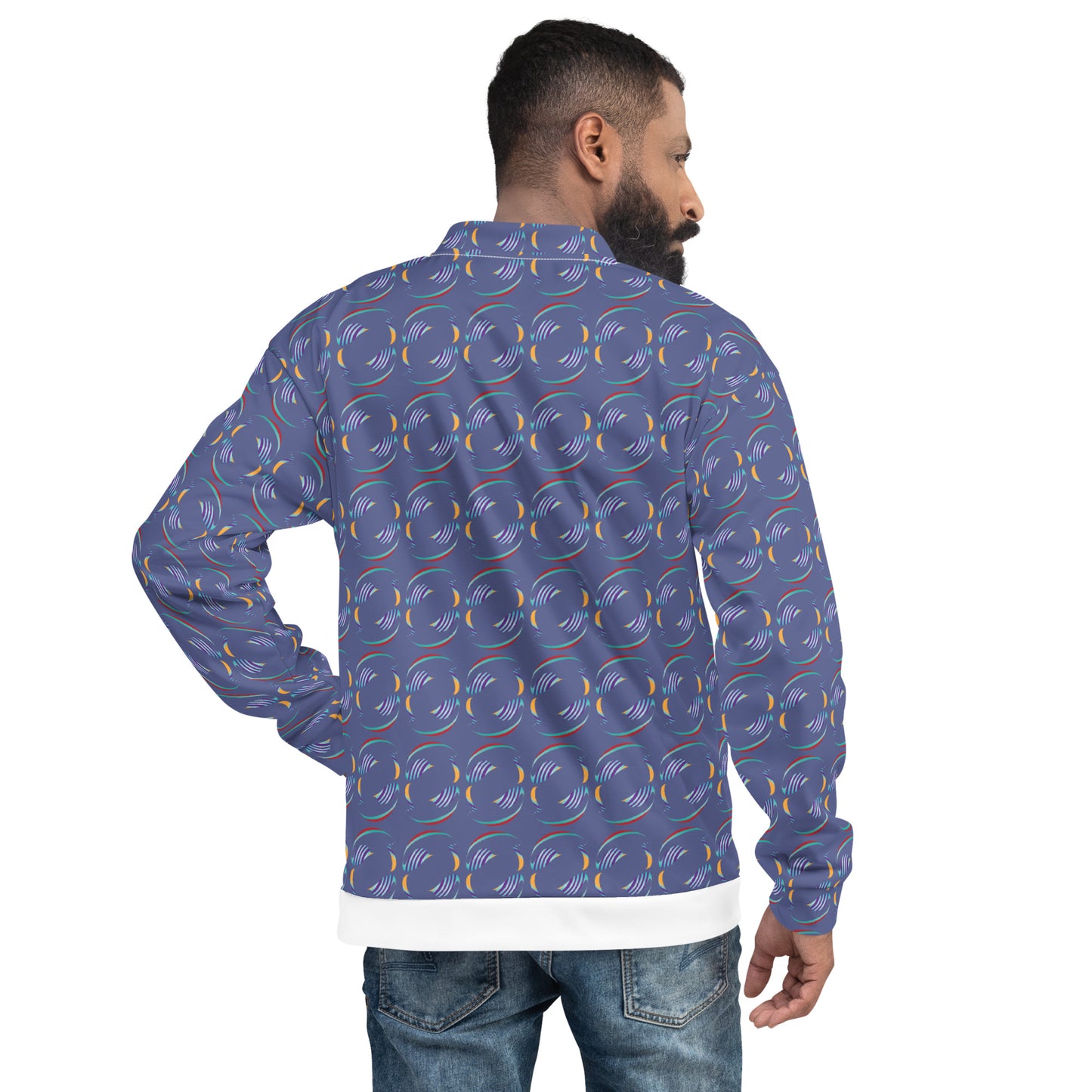 Unisex Bomber Jacket Kukloso Fleuron No 76 No 1 - Free Shipping