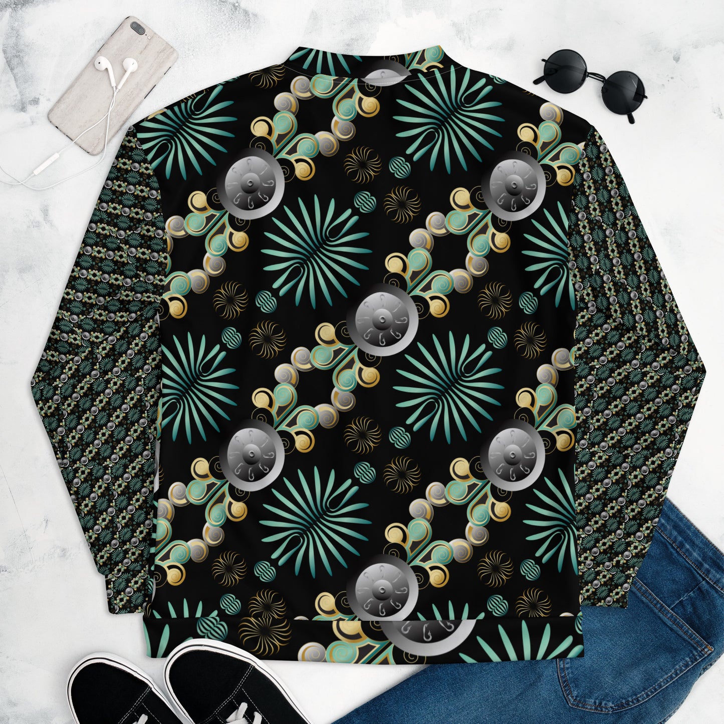 Unisex Bomber Jacket Kukloso Abstractical No 56 No 6 - Free Shipping
